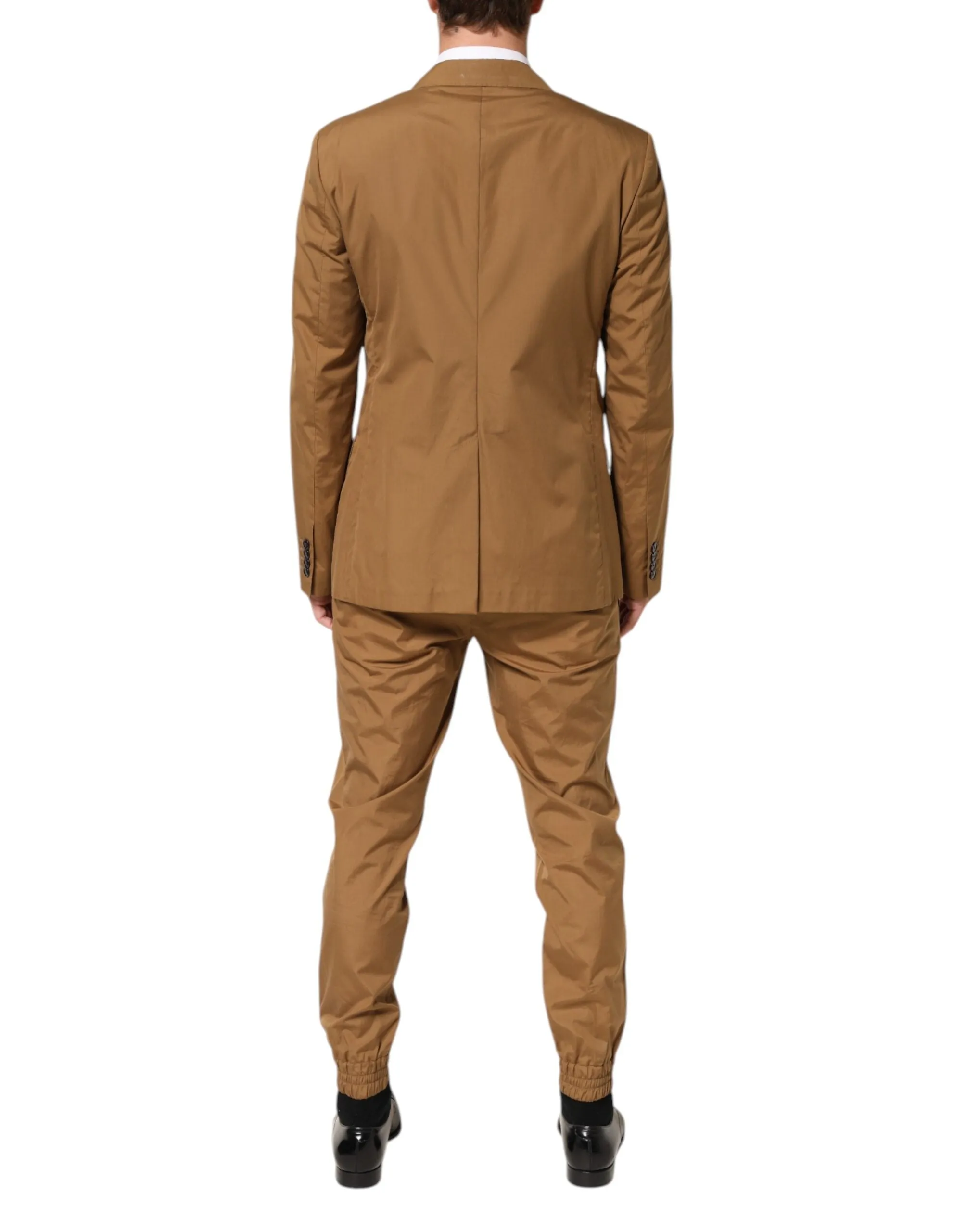 Dolce & Gabbana Brown TAORMINA Double-Breasted 2 Piece Suit sold by Siebentaschen product image thumbnail 4