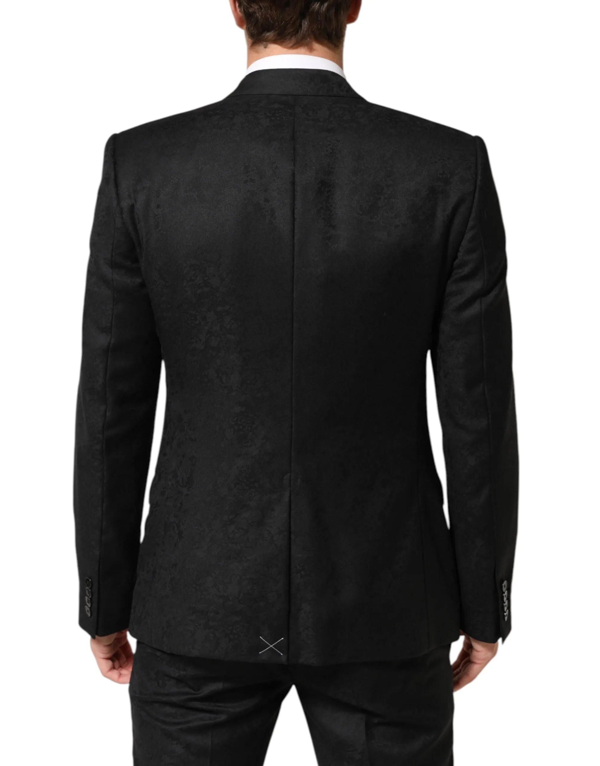 Dolce & Gabbana Black MARTINI 2 Buttons Suit 3 Piece Suit sold by Siebentaschen product image thumbnail 4