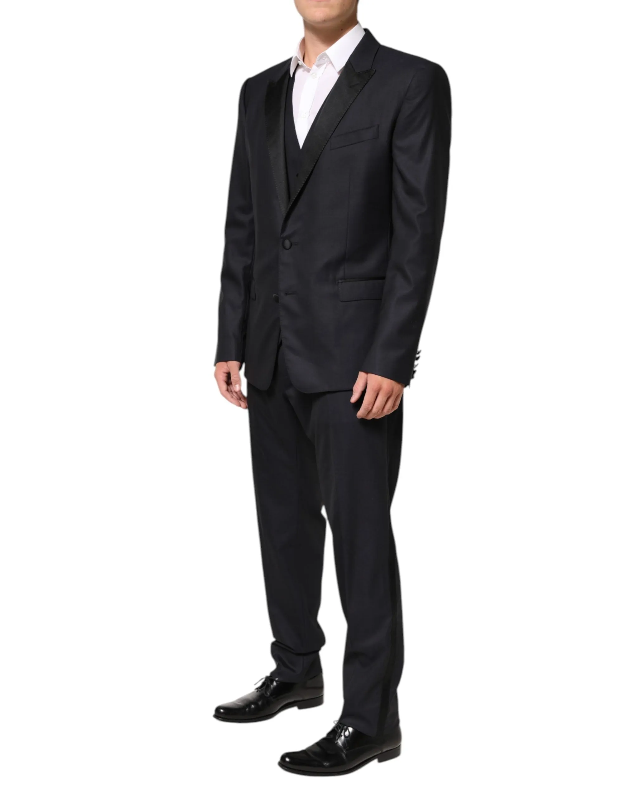 Dolce & Gabbana Black MARTINI 2 Buttons Suit 3 Piece Suit sold by Siebentaschen product image thumbnail 3