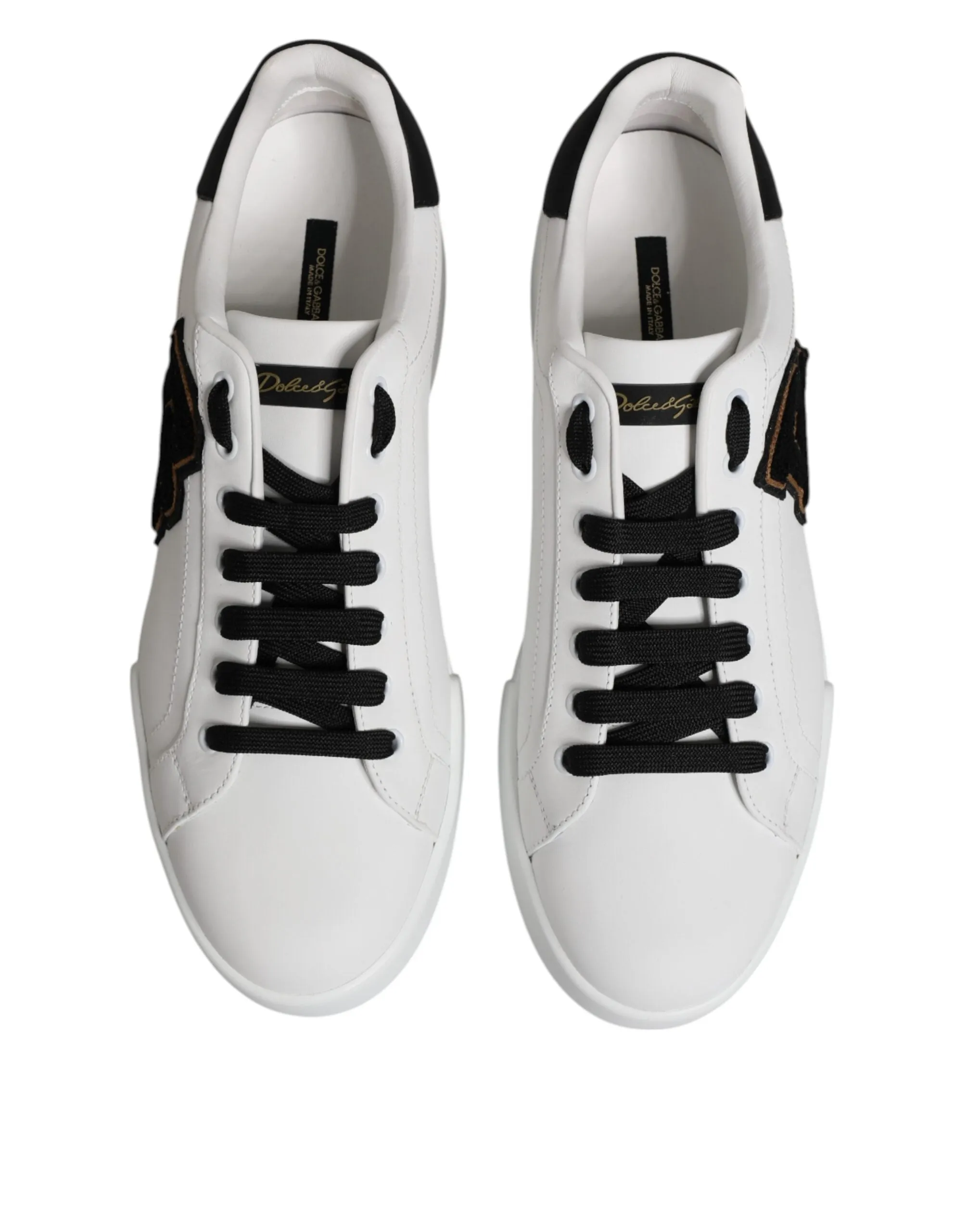 Dolce & Gabbana White DG Logo Portofino Low Top Sneakers Shoes sold by Siebentaschen product image thumbnail 3