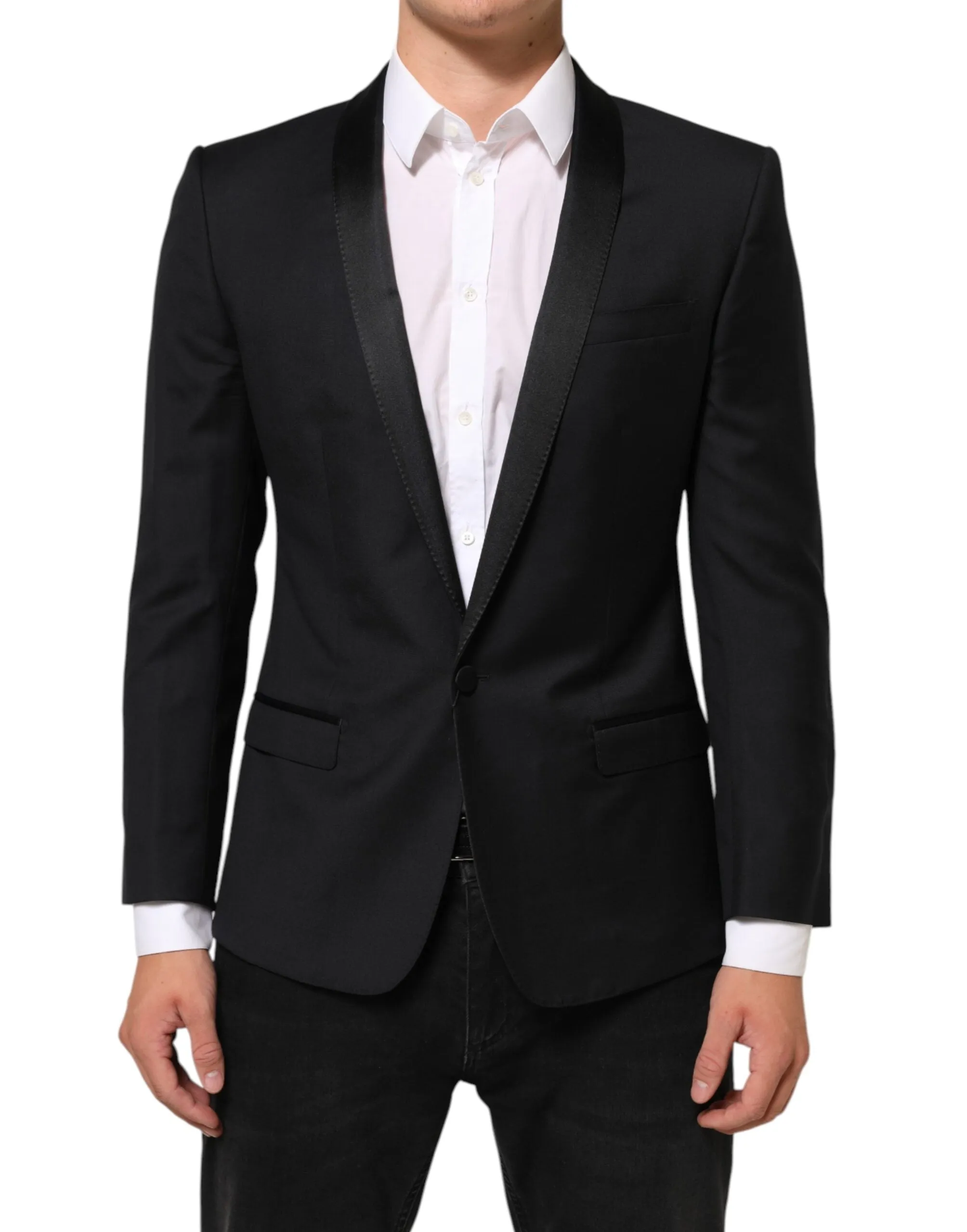 Dolce & Gabbana Black GOLD 1 Button Suit Jacket Men Blazer sold by Siebentaschen product image thumbnail 2