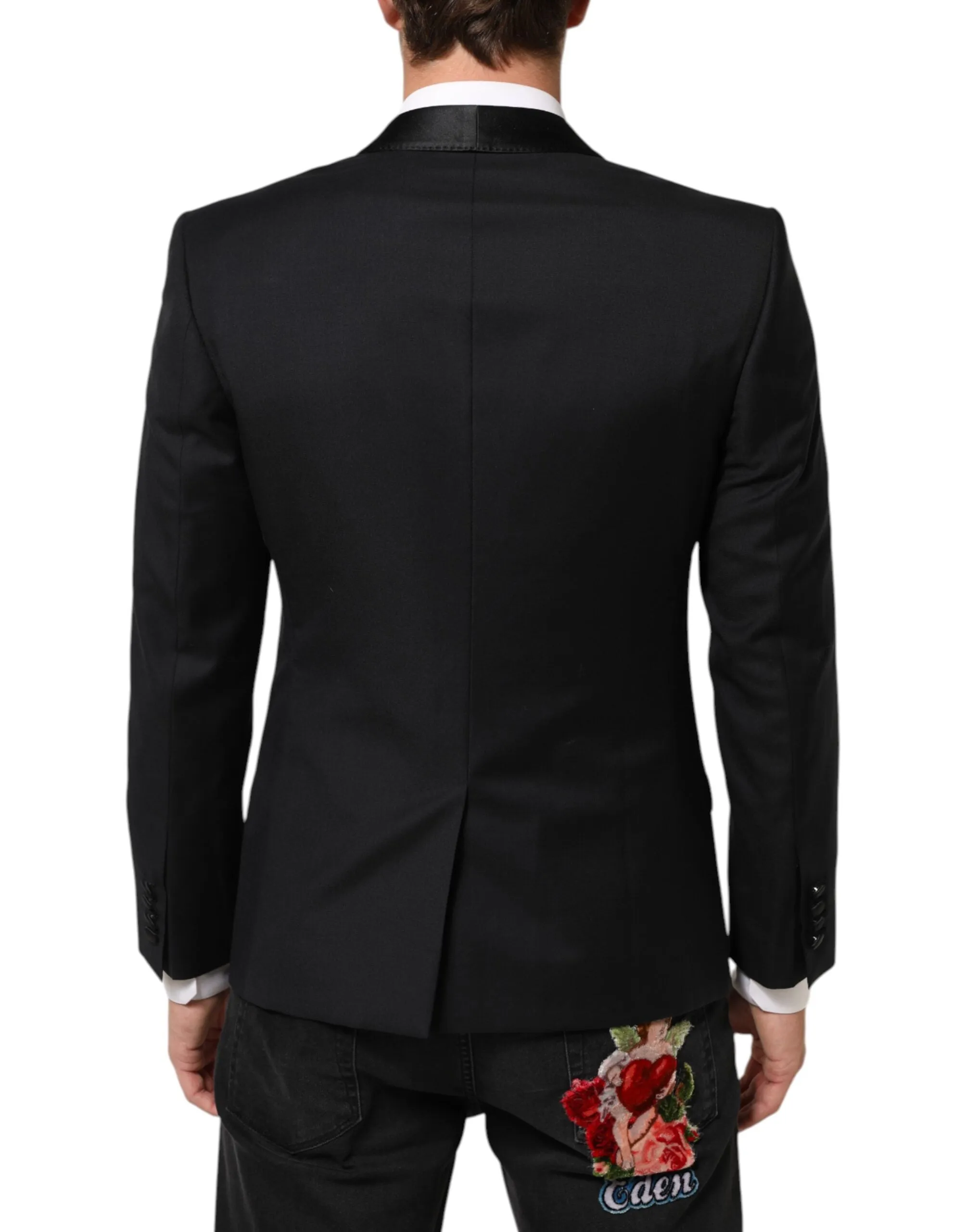 Dolce & Gabbana Black GOLD 1 Button Suit Jacket Men Blazer sold by Siebentaschen product image thumbnail 4