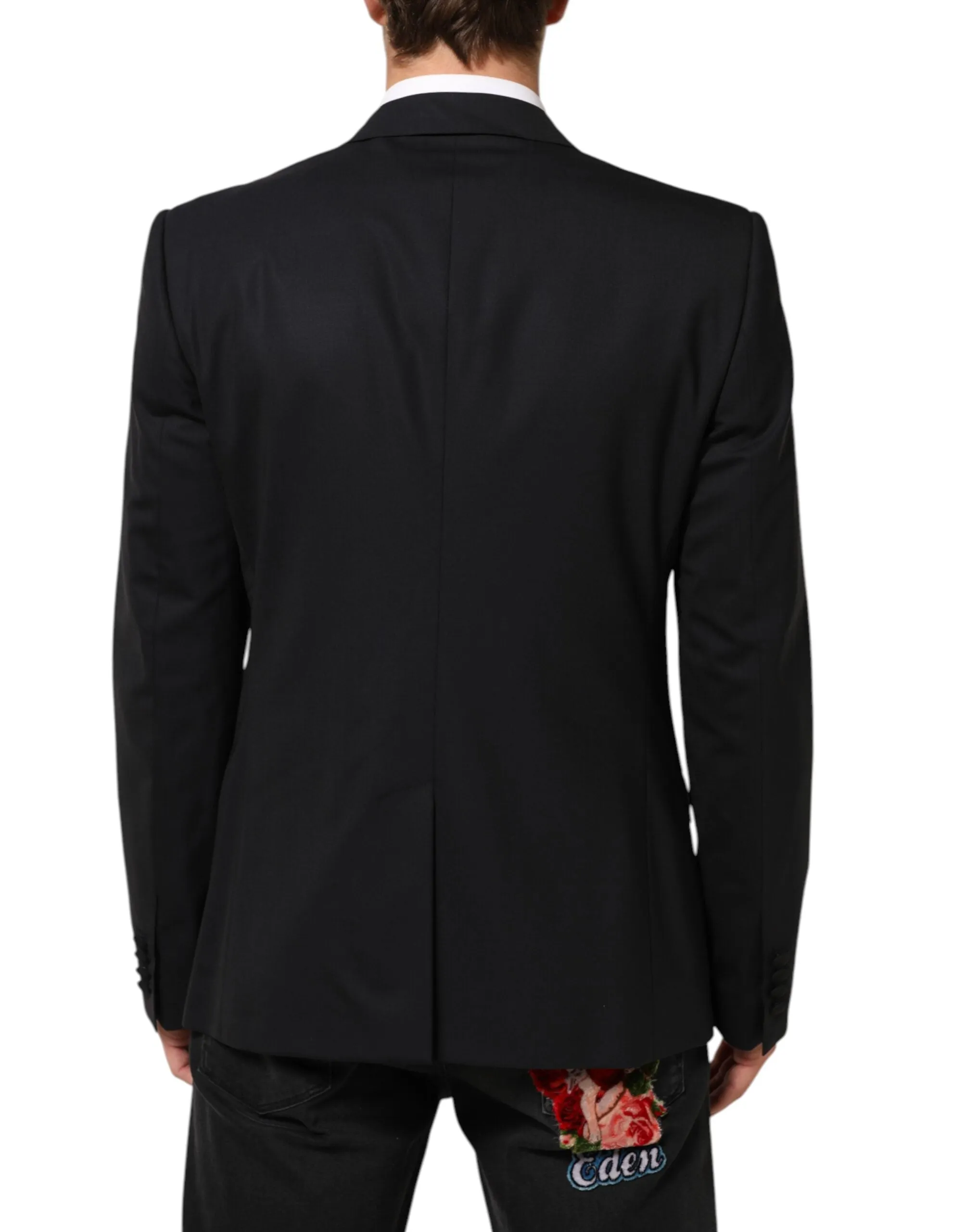 Dolce & Gabbana Black Bee MARTINI 2 Button Men Suit Blazer sold by Siebentaschen product image thumbnail 4