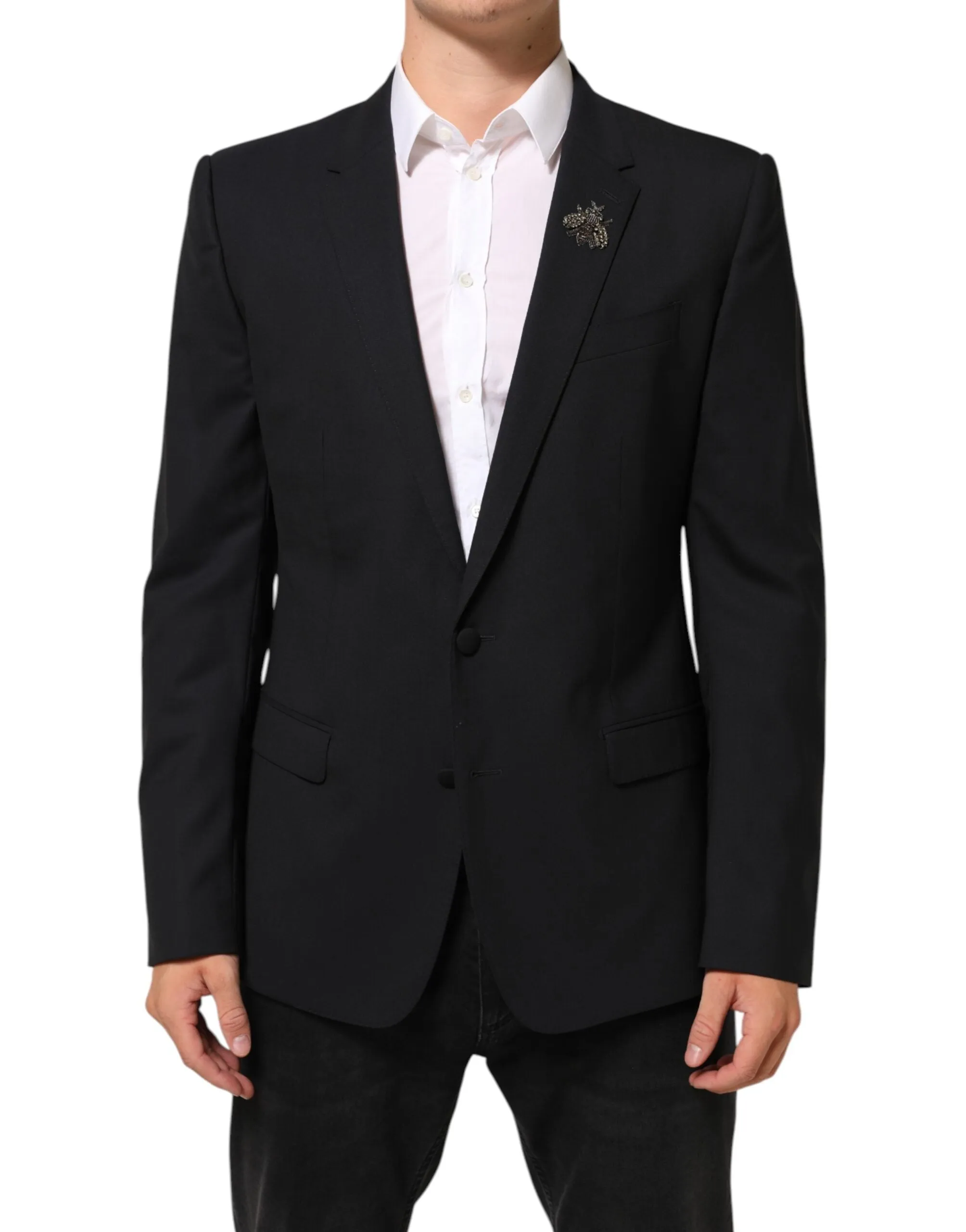 Dolce & Gabbana Black Bee MARTINI 2 Button Men Suit Blazer sold by Siebentaschen product image thumbnail 2