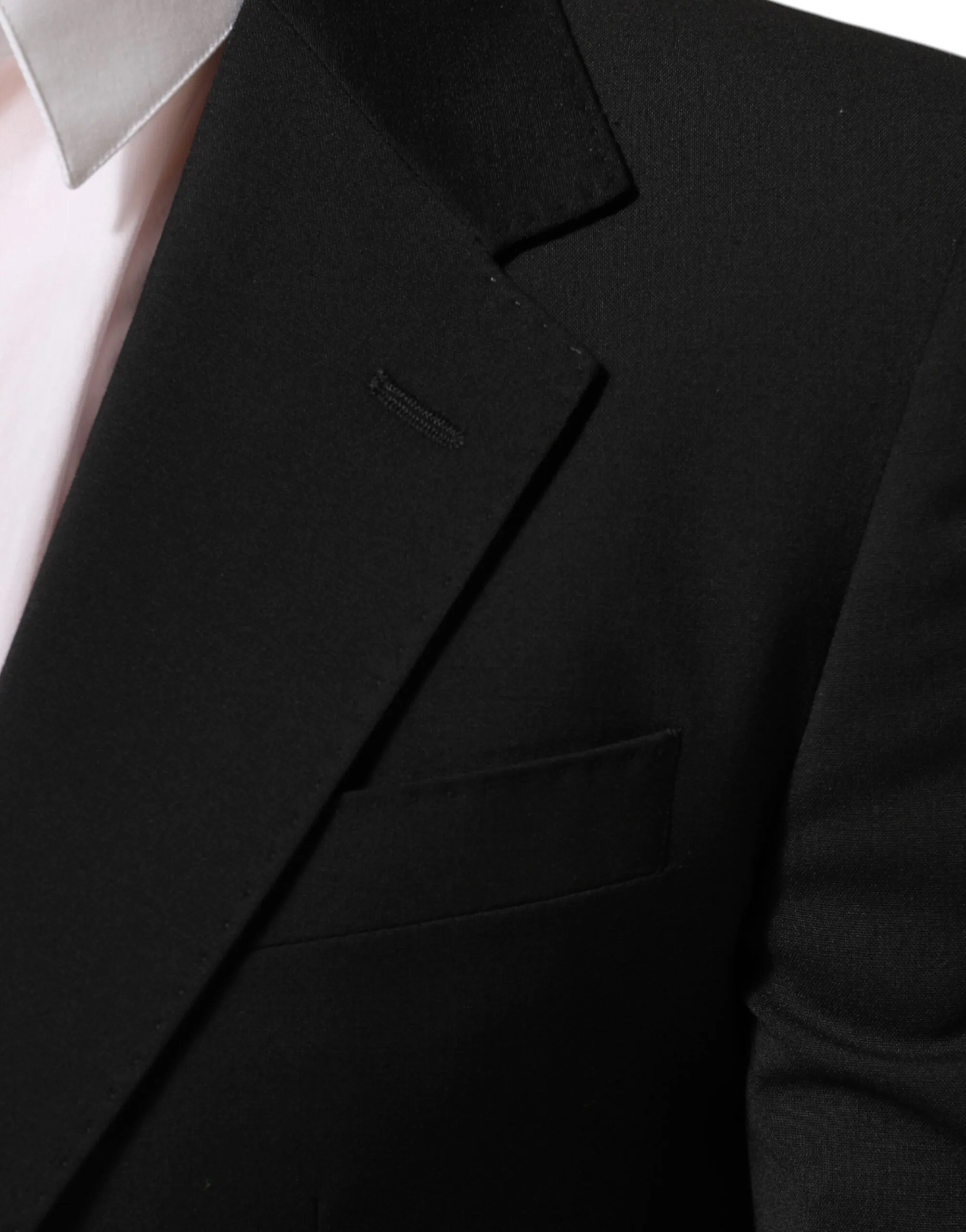 Dolce & Gabbana Black STAFF 2 Buttons Suit Jacket Blazer sold by Siebentaschen product image thumbnail 5