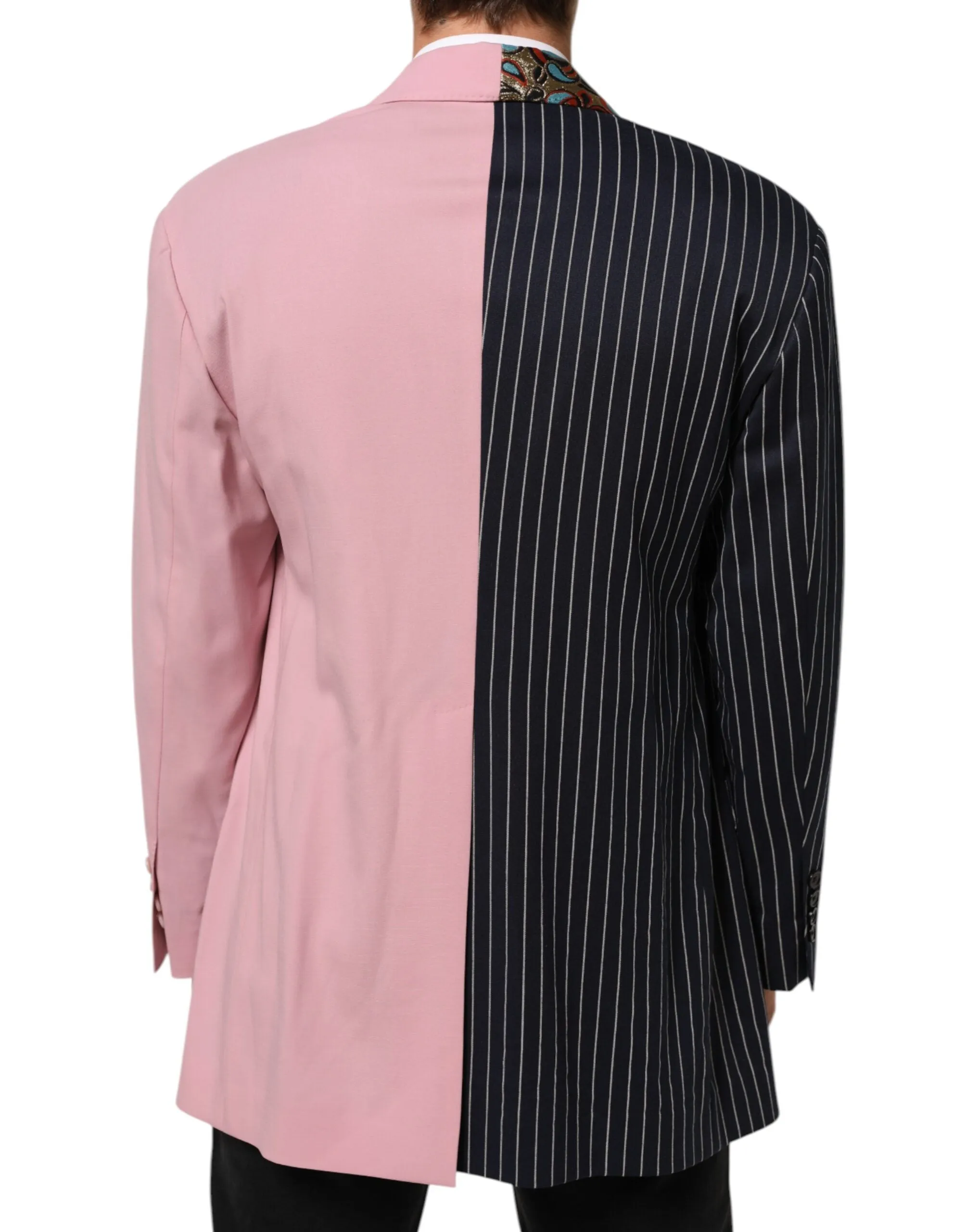 Dolce & Gabbana Multicolor Patchwork Single Breasted Jacket Blazer sold by Siebentaschen product image thumbnail 4