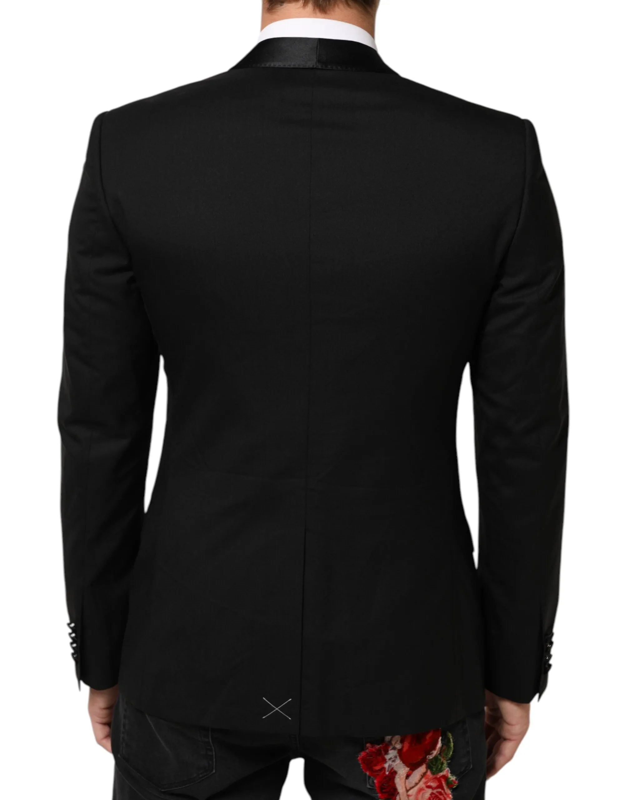 Dolce & Gabbana Black MARTINI 1 Button Suit Jacket Blazer sold by Siebentaschen product image thumbnail 4