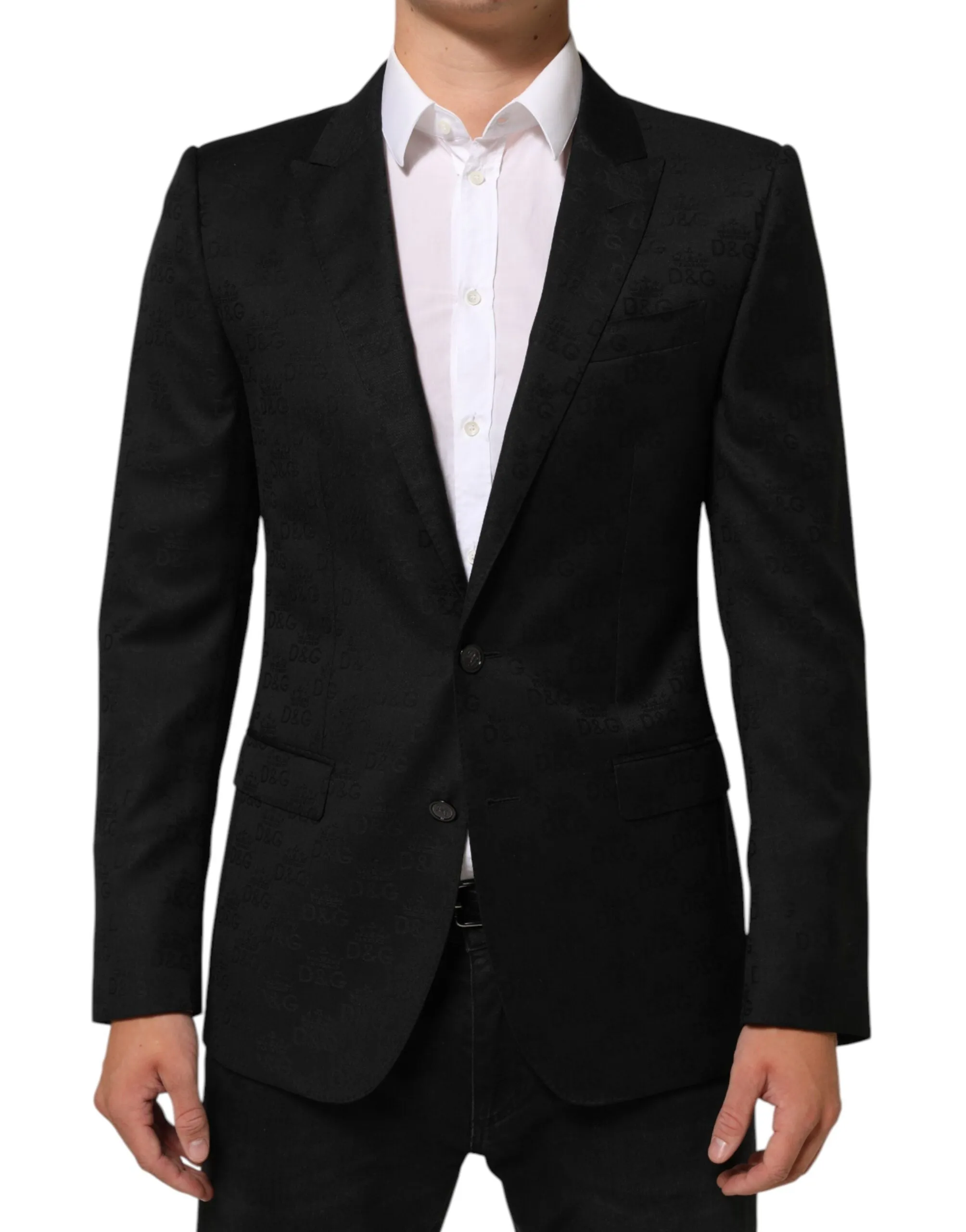 Dolce & Gabbana Black MARTINI 2 Buttons Suit Jacket Blazer sold by Siebentaschen
