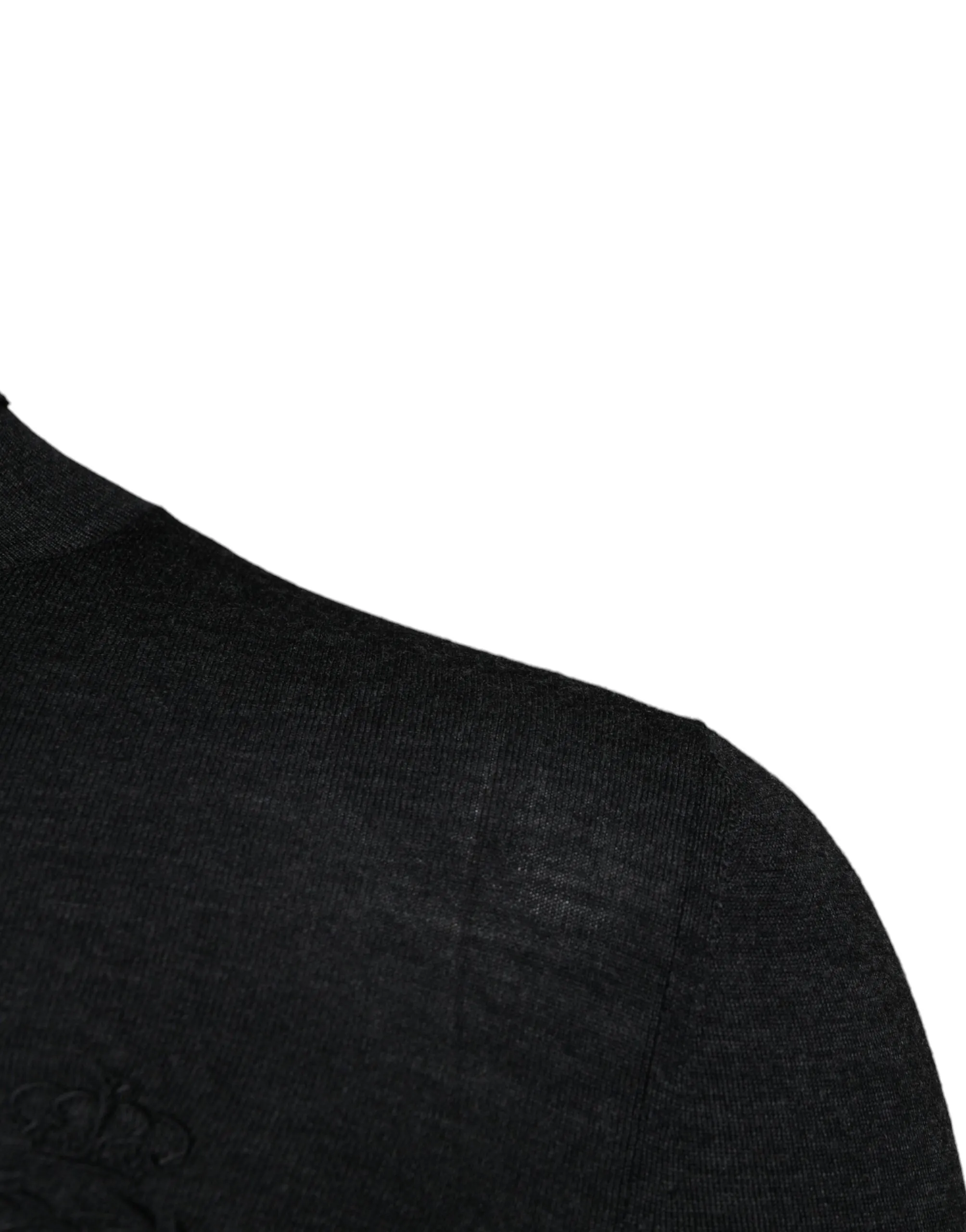 Dolce & Gabbana Black Wool Turtle Neck Men Pullover Sweater sold by Siebentaschen product image thumbnail 3