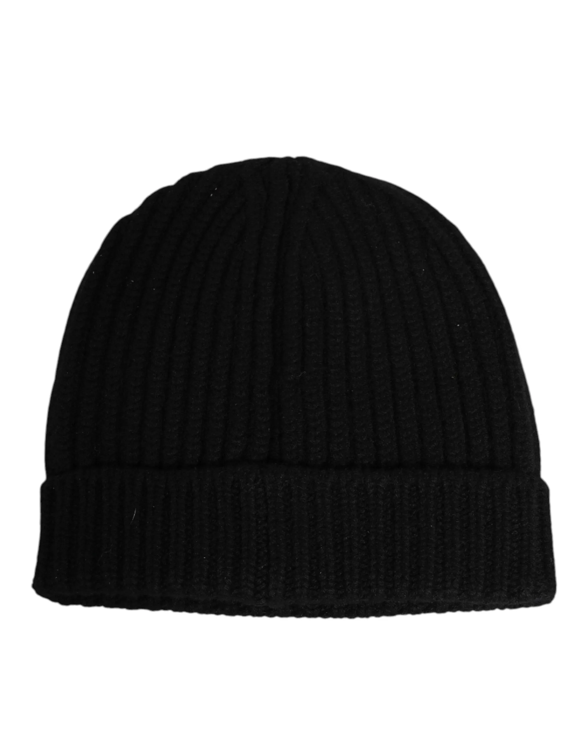 Dolce & Gabbana Black Cashmere Knitted Beanie Capello Men One Size Hat sold by Siebentaschen product image thumbnail 4