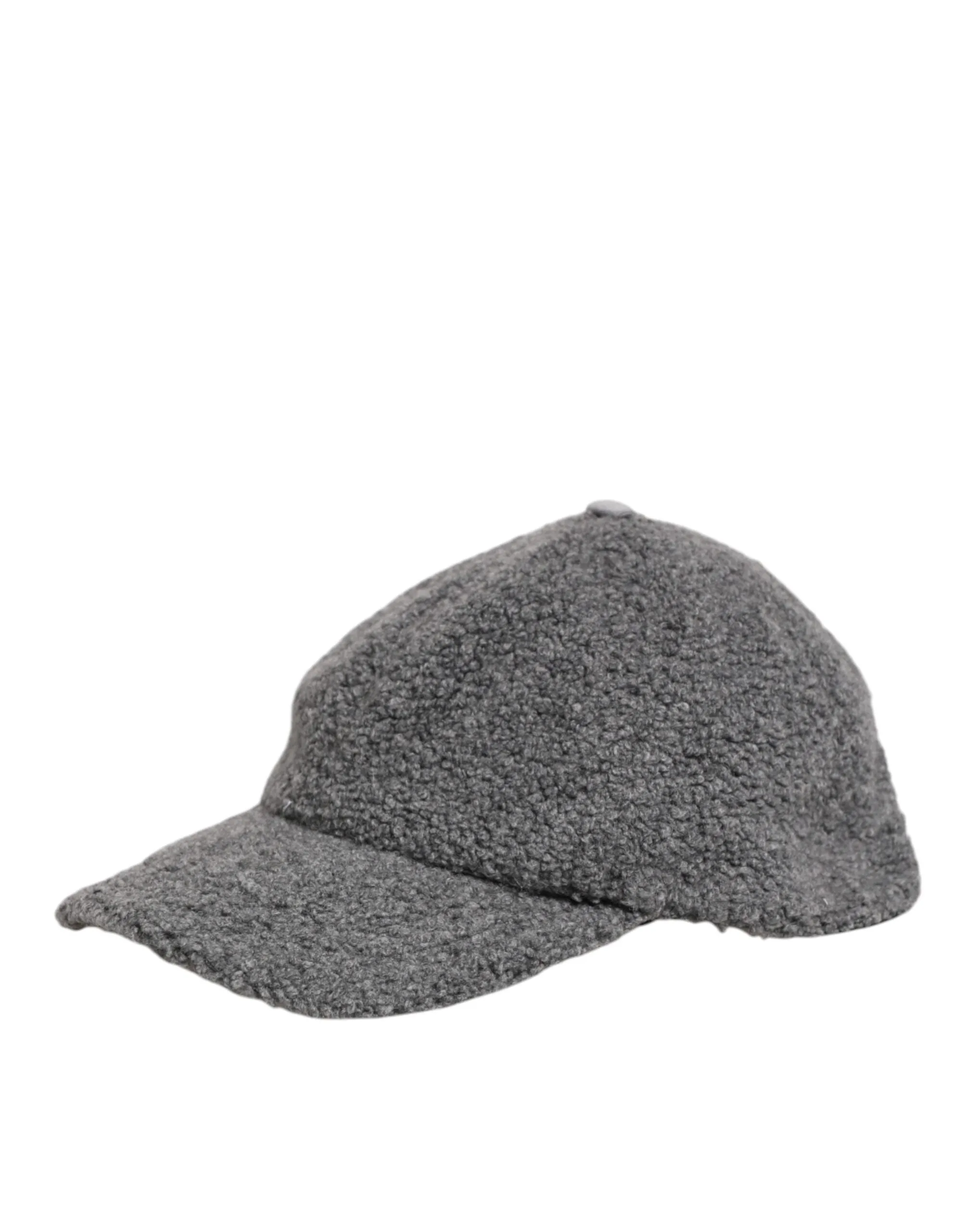 Dolce & Gabbana Gray Wool Fleece Rapper Men Baseball Capello Hat sold by Siebentaschen product image thumbnail 3