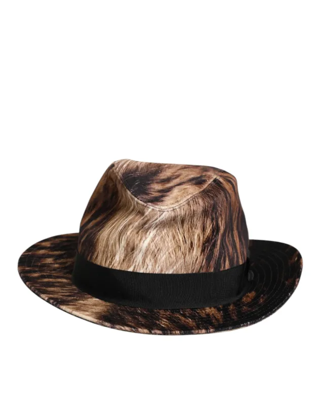 Dolce & Gabbana Multicolor Cotton Blend Fedora Capello Men Hat made by Siebentaschen