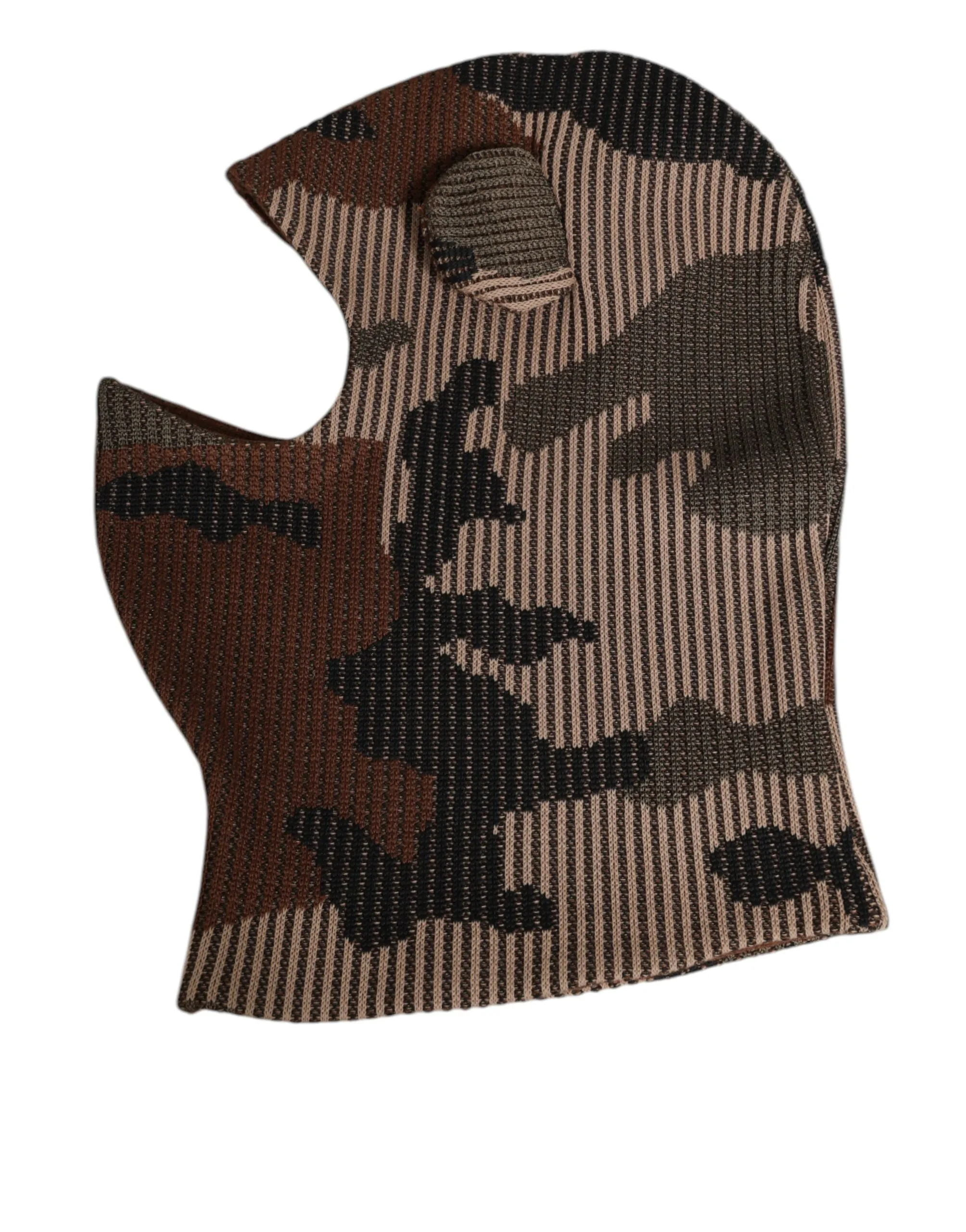 Dolce & Gabbana Multicolor Camouflage Balaclava Mask Men Cap One Size Hat sold by Siebentaschen