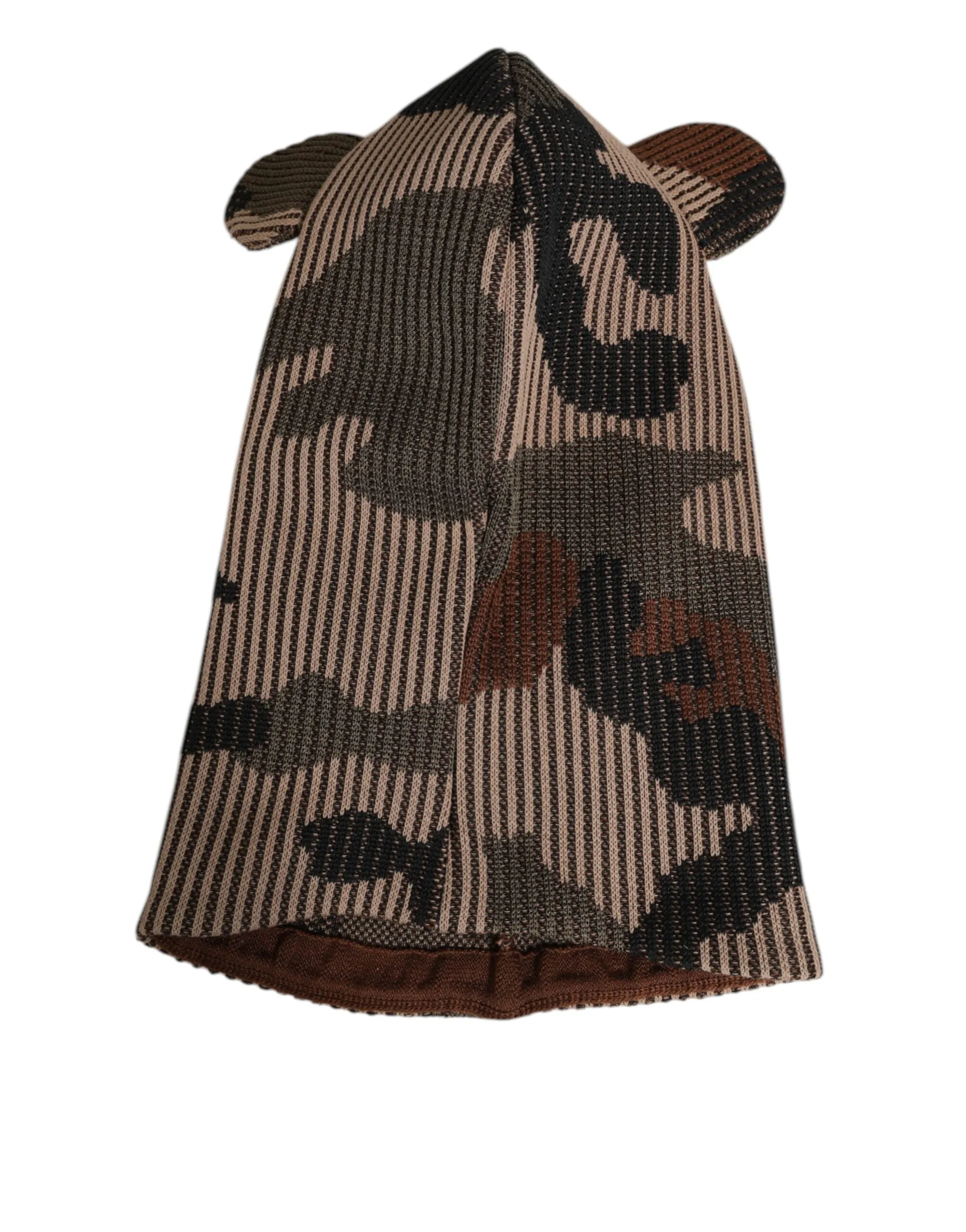 Dolce & Gabbana Multicolor Camouflage Balaclava Mask Men Cap One Size Hat sold by Siebentaschen product image thumbnail 5