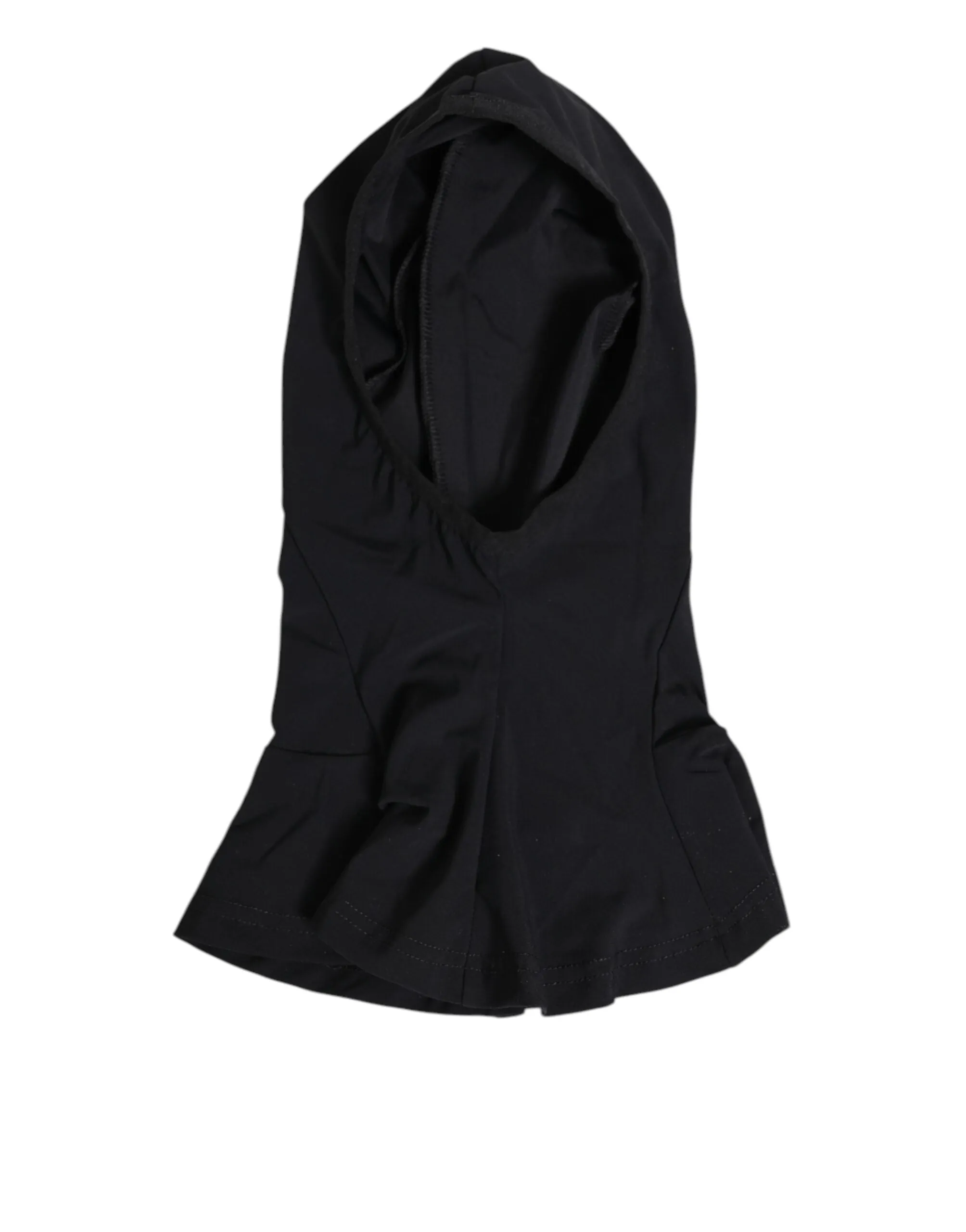 Dolce & Gabbana Black Nylon Elastane Balaclava Hood Face Cover Hat sold by Siebentaschen product image thumbnail 2