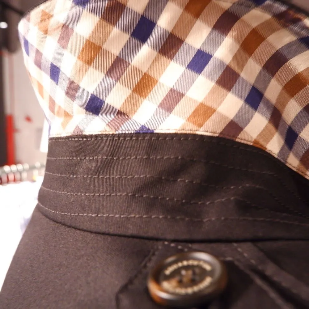 Aquascutum Blue Cotton Men's Trench Coat sold by Siebentaschen product image thumbnail 3