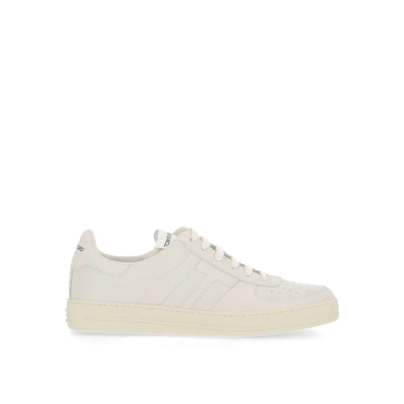 Tom Ford Leather Logo Sneakers sold by Siebentaschen