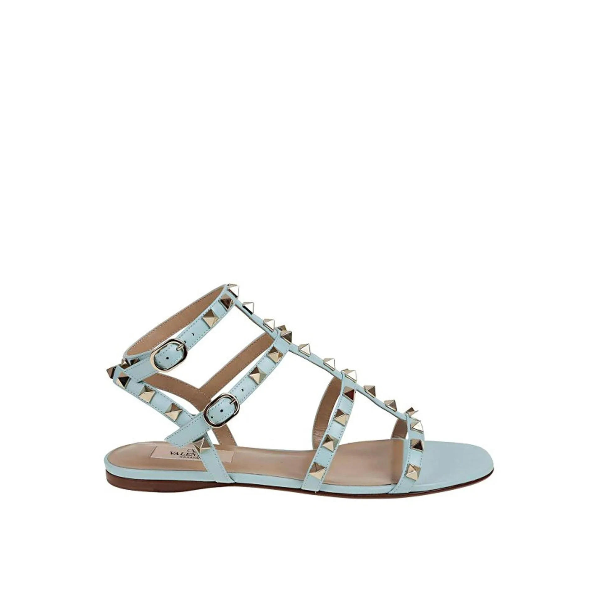 Valentino Garavani Rockstud T05 Flats Sandals sold by Siebentaschen