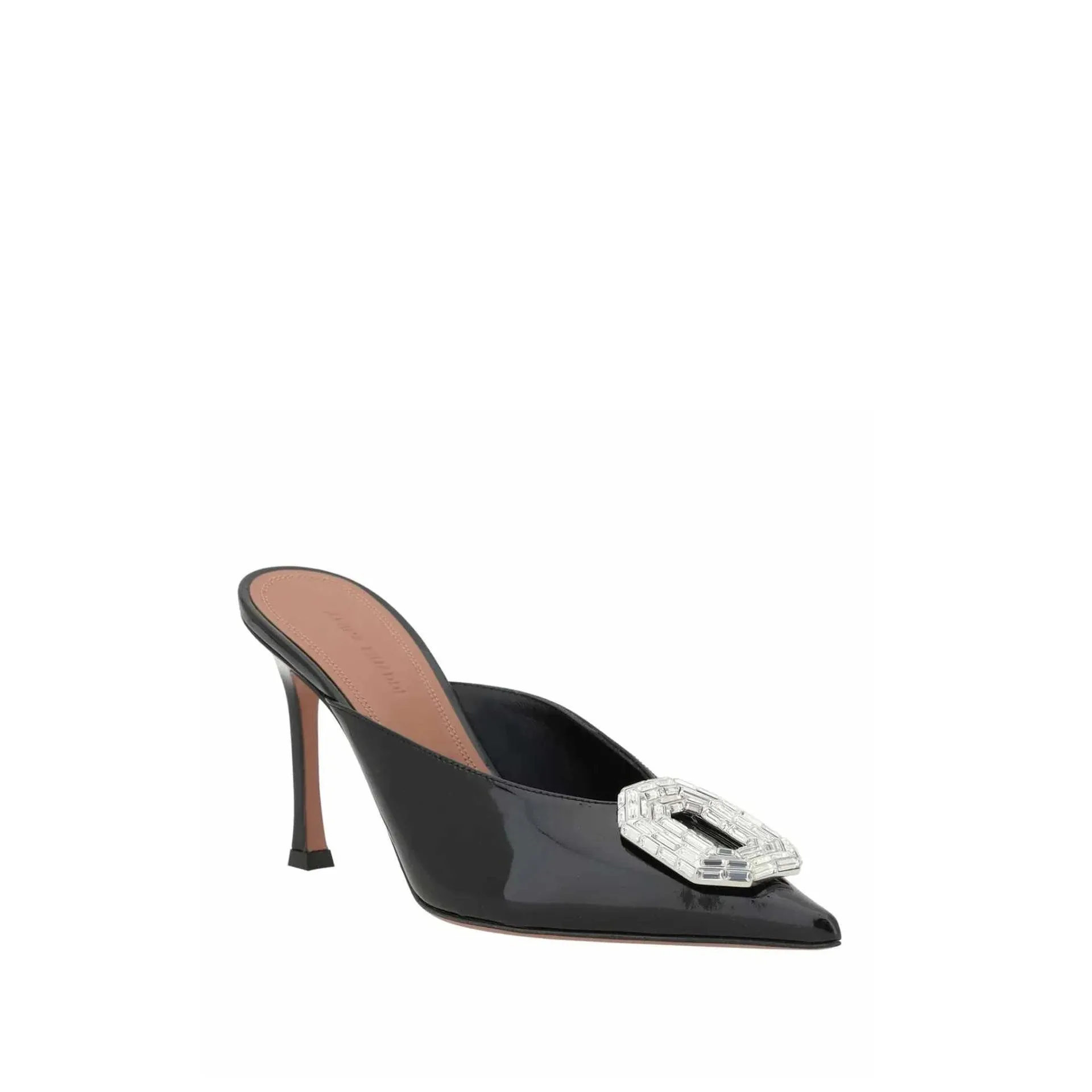 Amina Muaddi Camelia Patent 90 Mules sold by Siebentaschen product image thumbnail 2