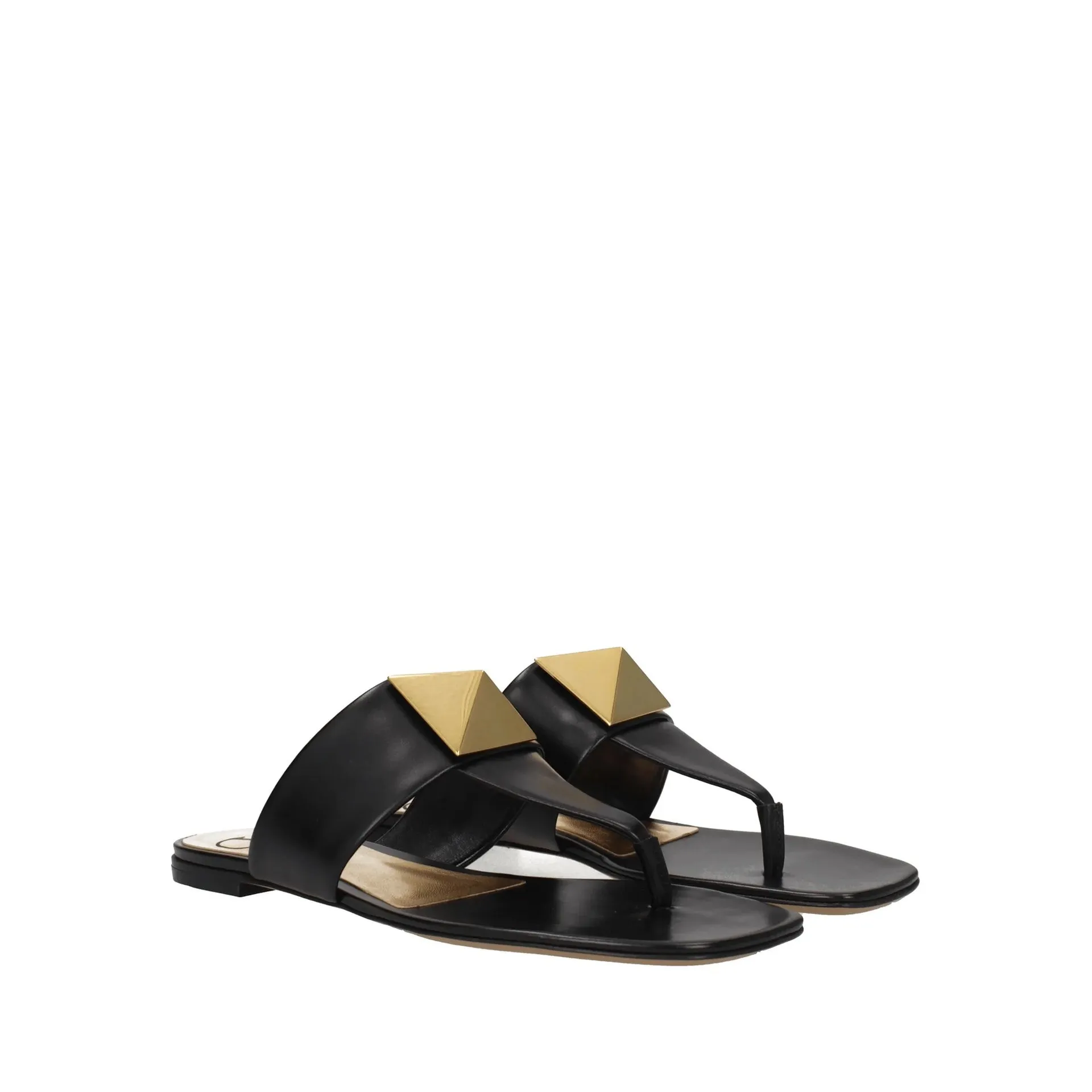 Valentino Garavani One Stud Leather Thong Sandals sold by Siebentaschen product image thumbnail 2