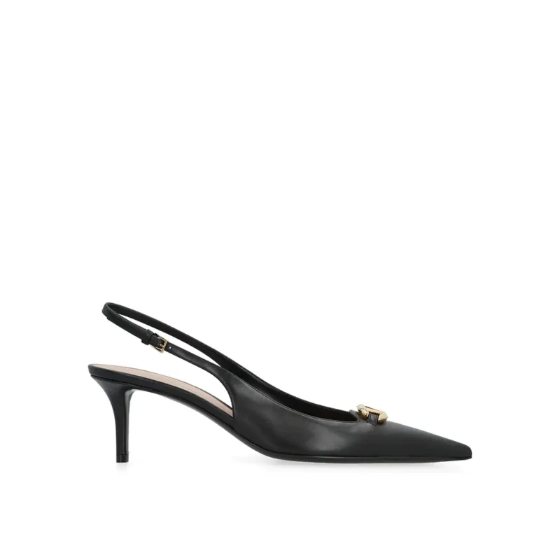 Valentino Garavani Leather Slingback Pumps sold by Siebentaschen