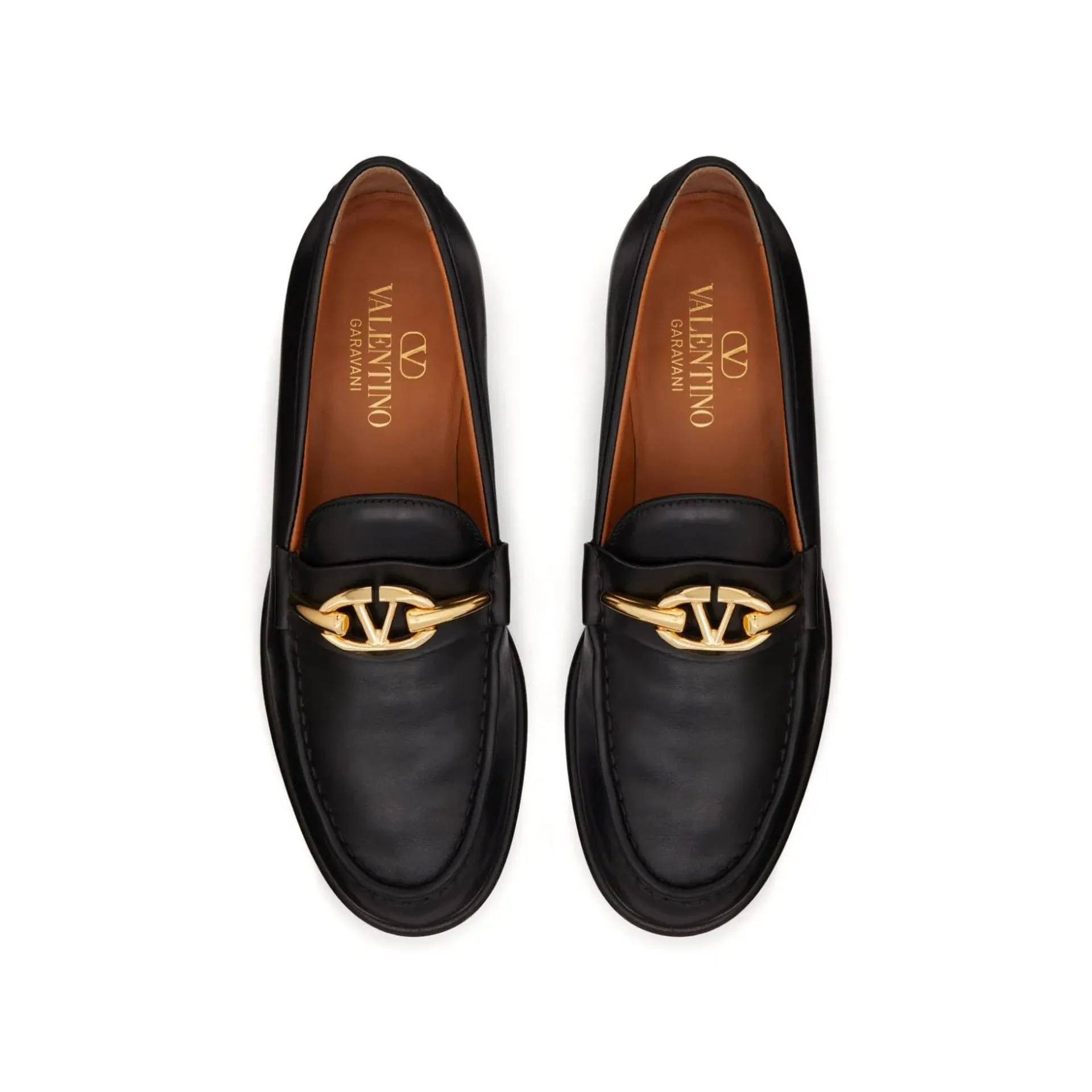 Valentino Garavani V-Logo Moon Leather Loafers sold by Siebentaschen product image thumbnail 4