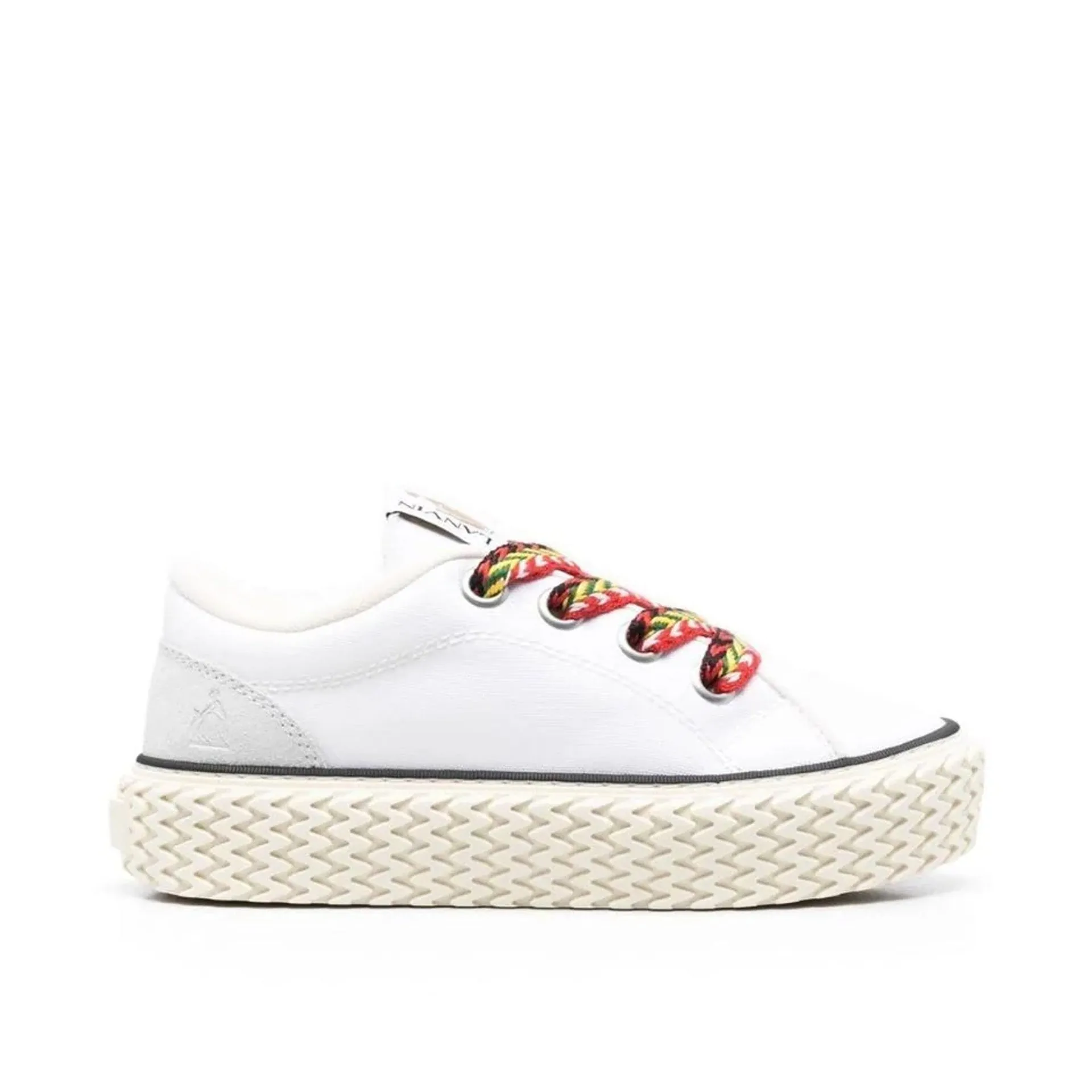 Lanvin Cotton Lace-Up Sneakers sold by Siebentaschen