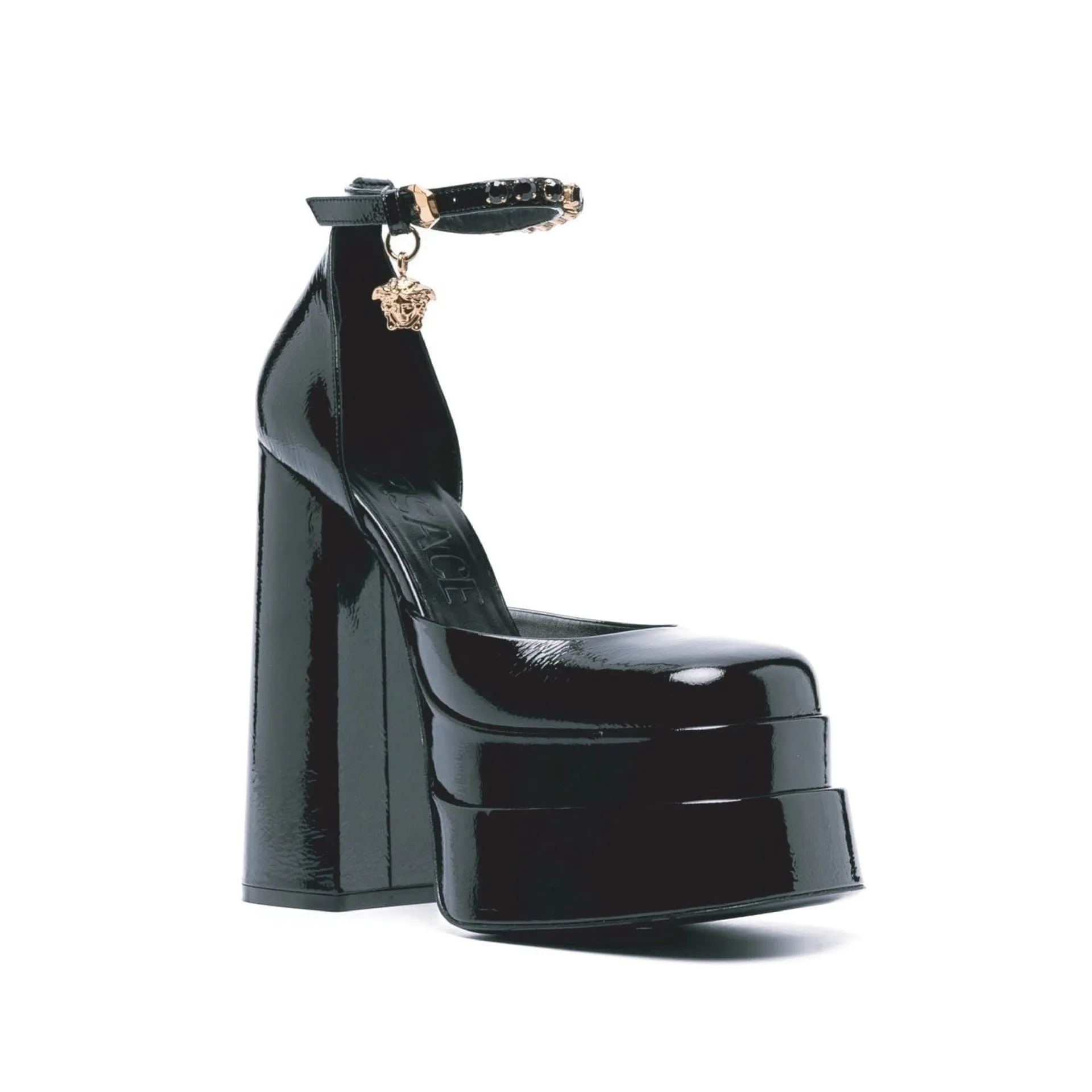 Versace Leather Platform Sandals sold by Siebentaschen product image thumbnail 2