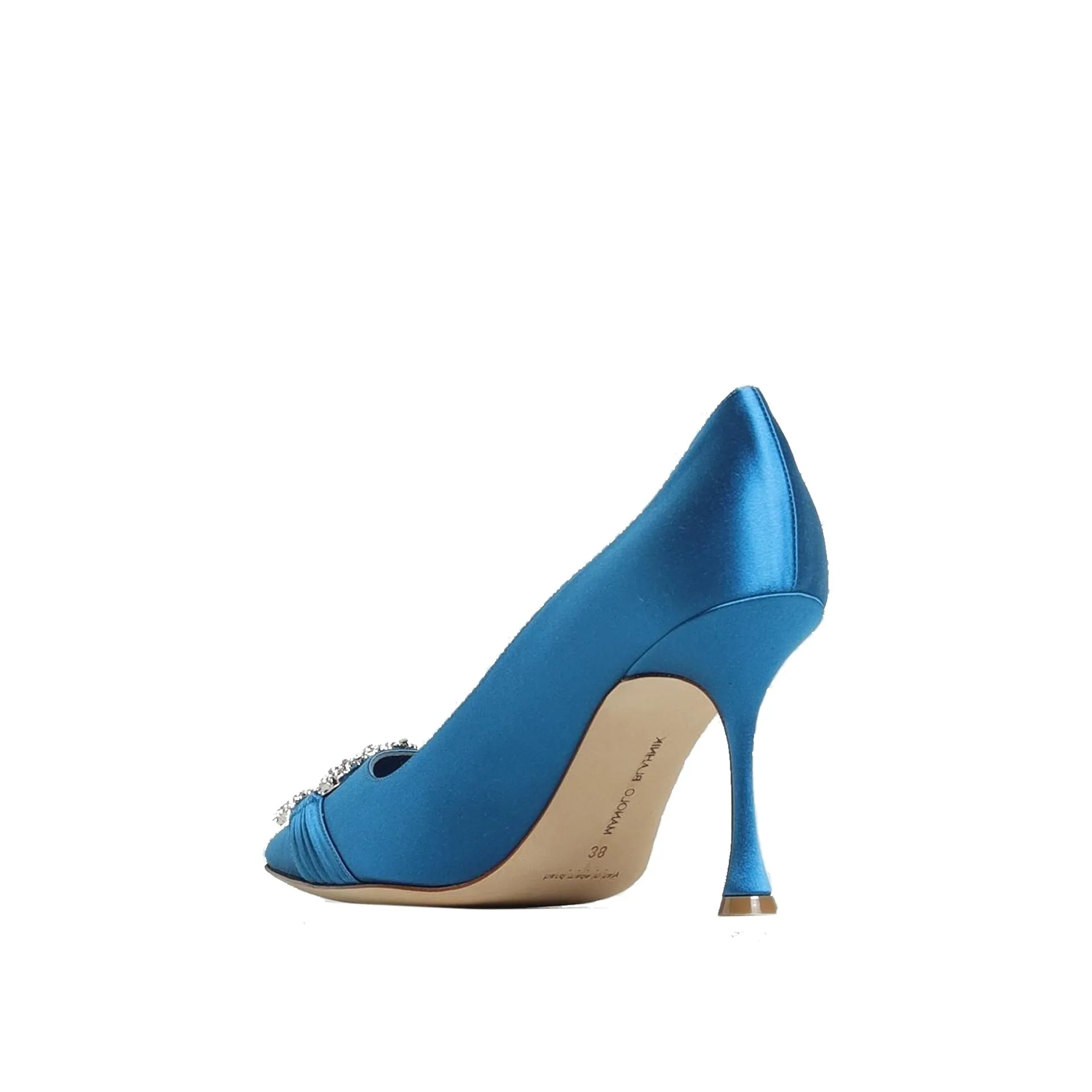 Manolo Blahnik Maida 090 Satin Pumps sold by Siebentaschen product image thumbnail 3