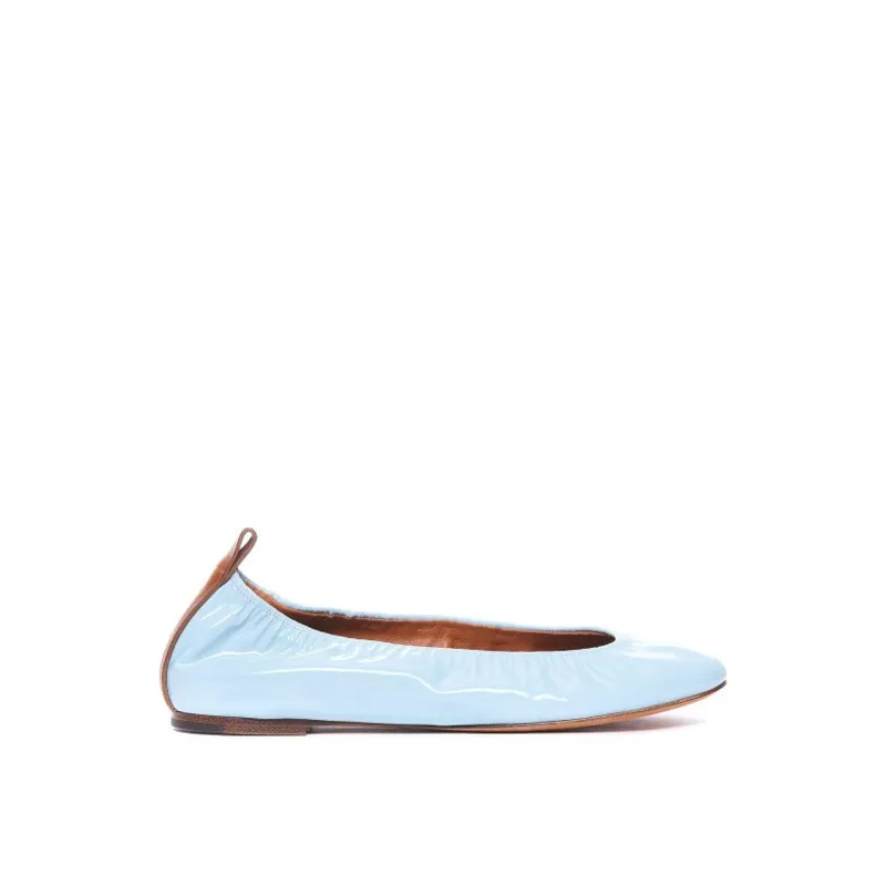 Lanvin Leather Ballerina Flats sold by Siebentaschen