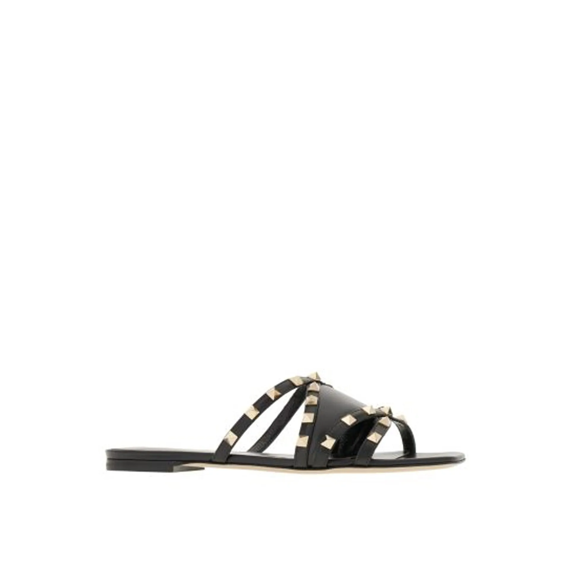 Valentino Garavani Rockstud Leather Flat Sandals sold by Siebentaschen product image thumbnail 2