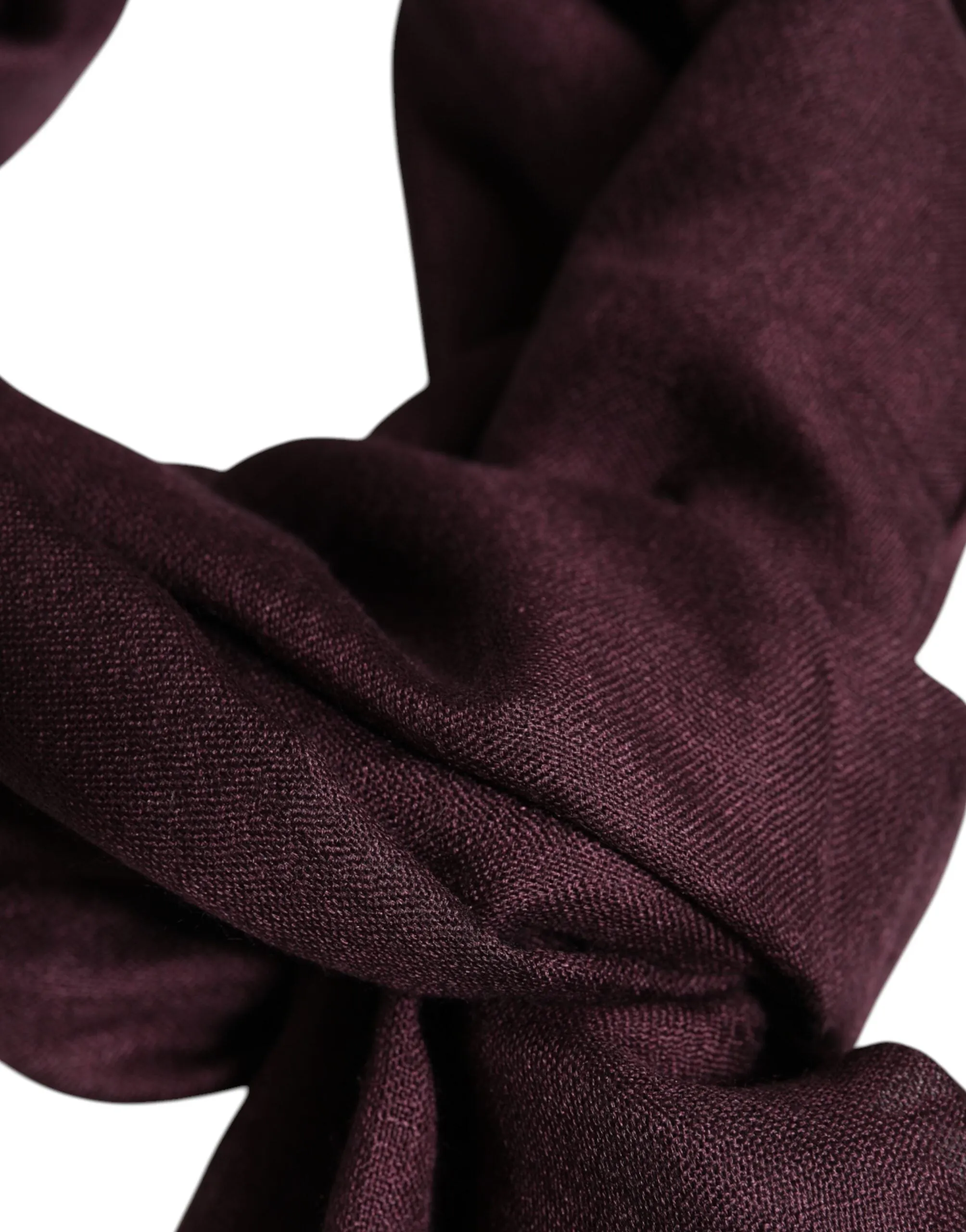 Dolce & Gabbana Maroon Cashmere Neck Warmer Wrap Shawl Scarf sold by Siebentaschen product image thumbnail 3