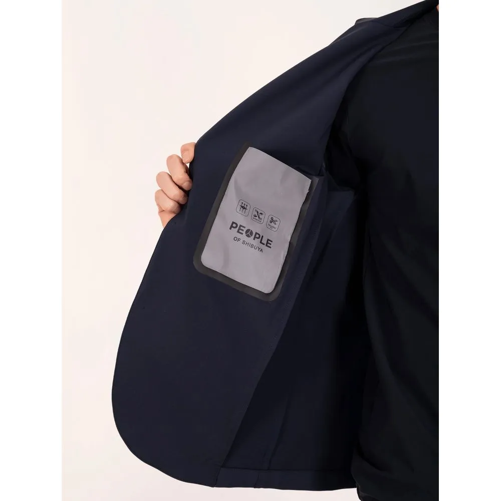 People Of Shibuya Blue Polyester Men's Lightweight Jacket sold by Siebentaschen product image thumbnail 3