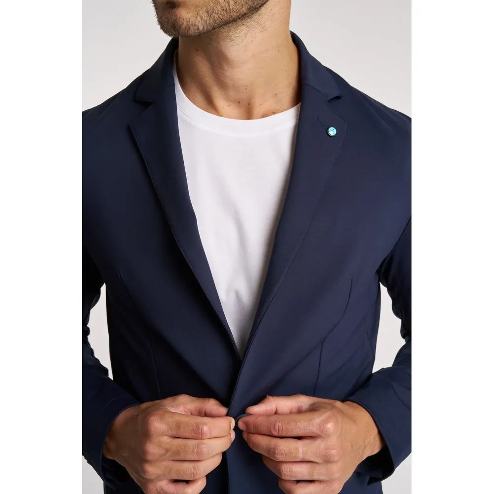 People Of Shibuya Blue Polyester Men's Lightweight Jacket sold by Siebentaschen product image thumbnail 2