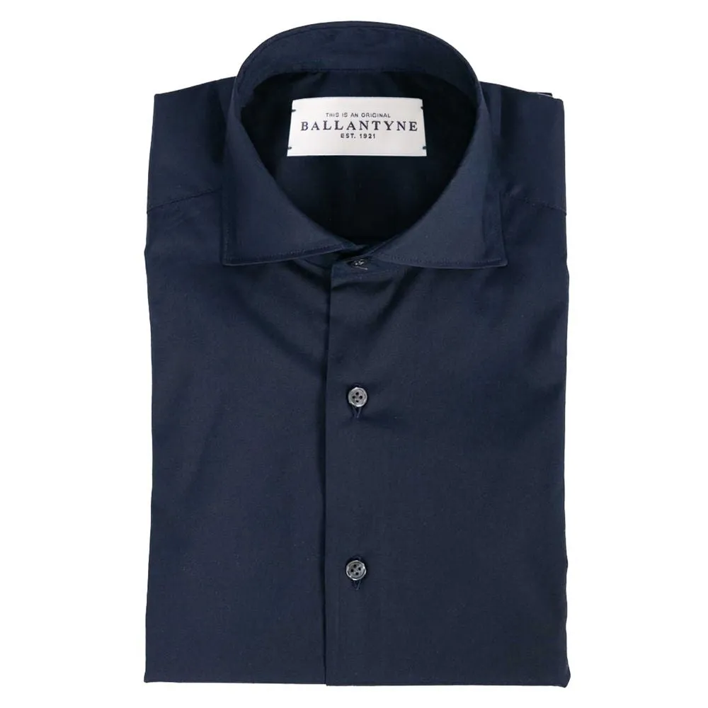 Ballantyne Blue Cotton Men's Shirt sold by Siebentaschen