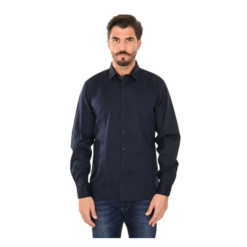 Ballantyne Blue Cotton Men's Shirt sold by Siebentaschen product image thumbnail 2