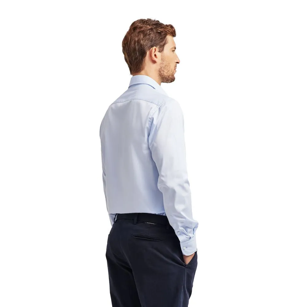 Ballantyne Blue Cotton Men Shirt sold by Siebentaschen product image thumbnail 3