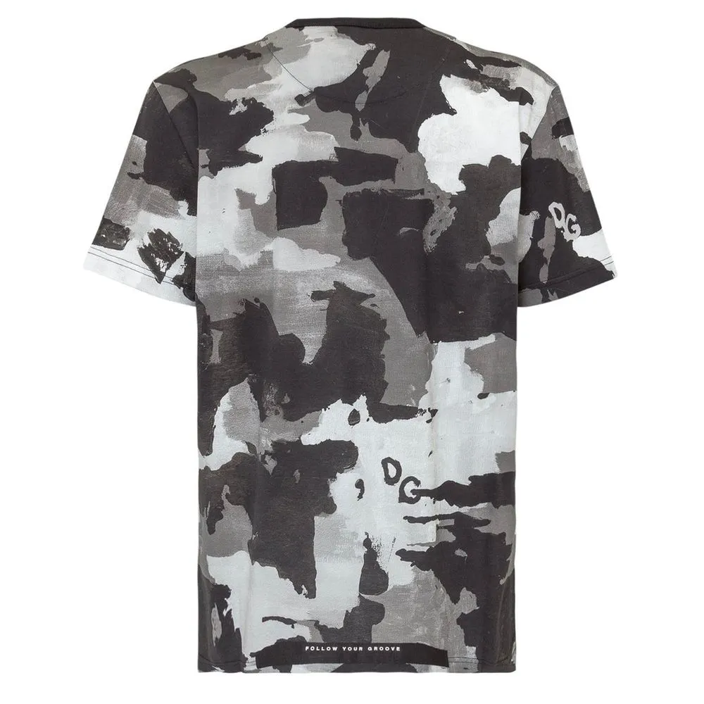 Dolce & Gabbana White Cotton T-Shirt sold by Siebentaschen product image thumbnail 2