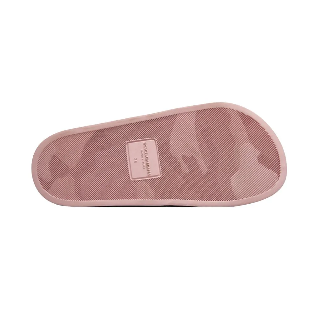 Dolce & Gabbana Pink Leather Slide sold by Siebentaschen product image thumbnail 4