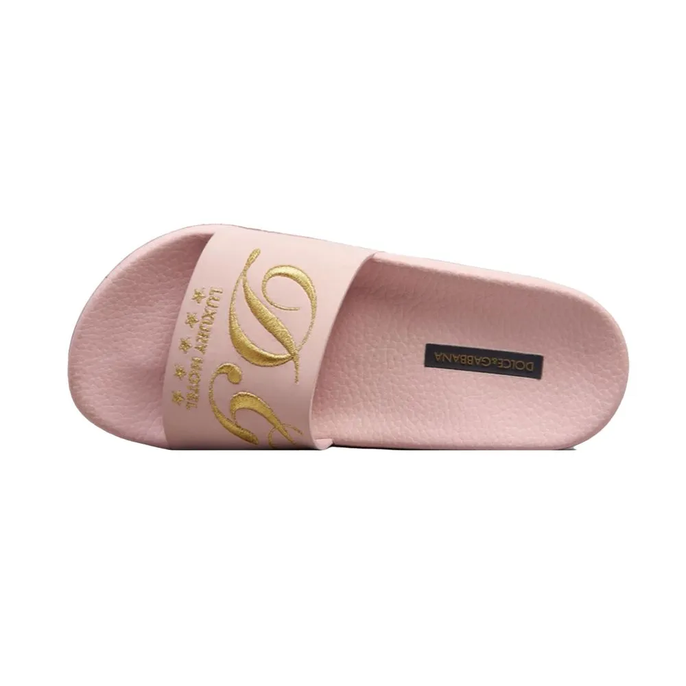 Dolce & Gabbana Pink Leather Slide sold by Siebentaschen product image thumbnail 3