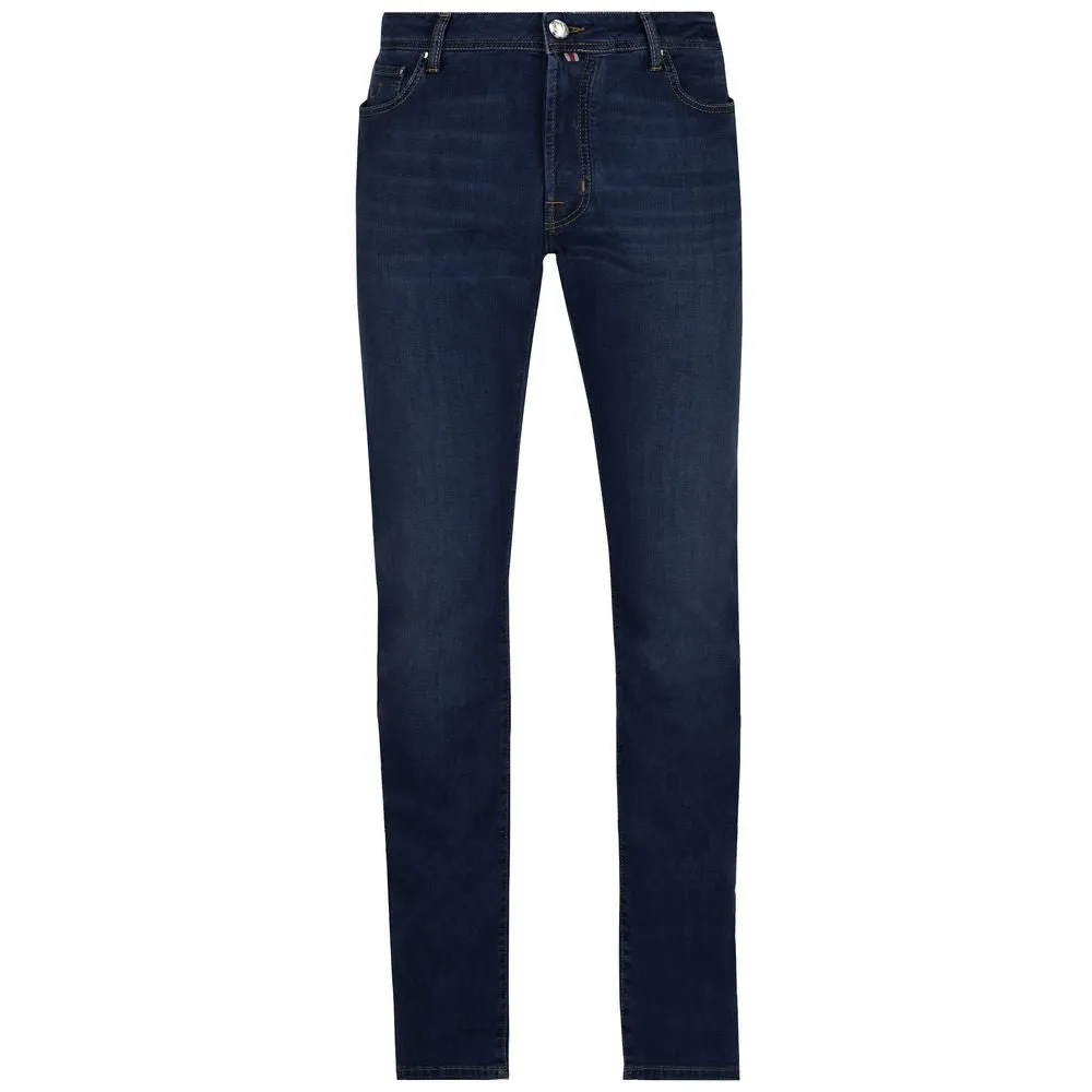 Jacob Cohen Blue Cotton Jeans Denim sold by Siebentaschen