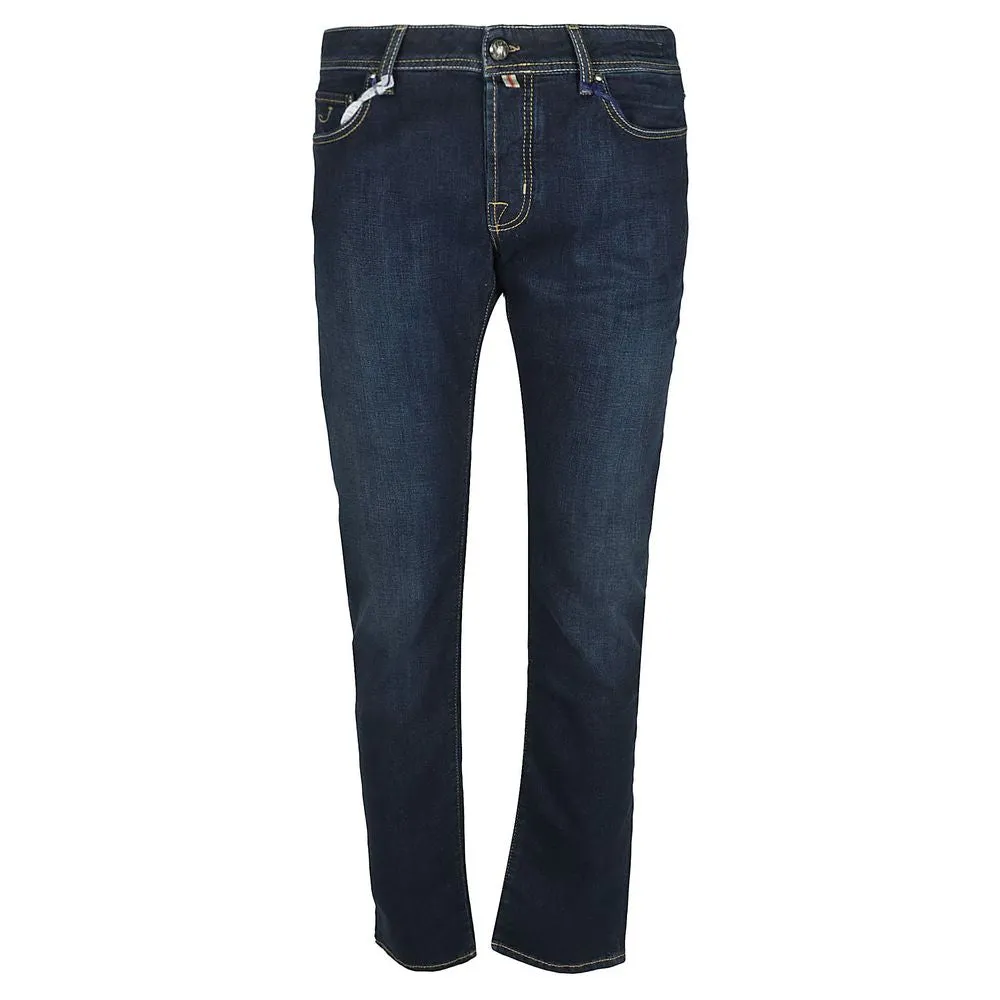 Jacob Cohen Blue Cotton Jeans Denim sold by Siebentaschen