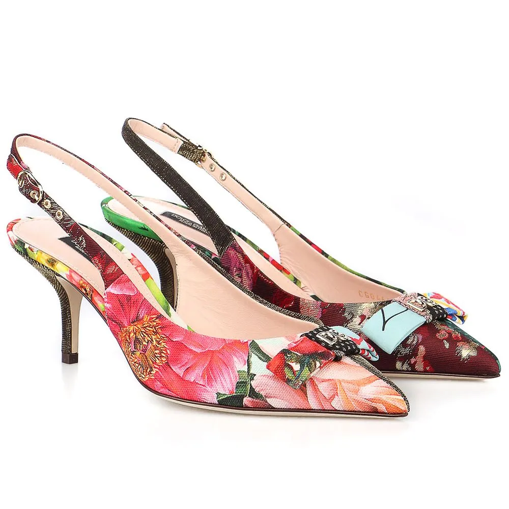 Dolce & Gabbana Multicolor Polyester Sandal sold by Siebentaschen product image thumbnail 3