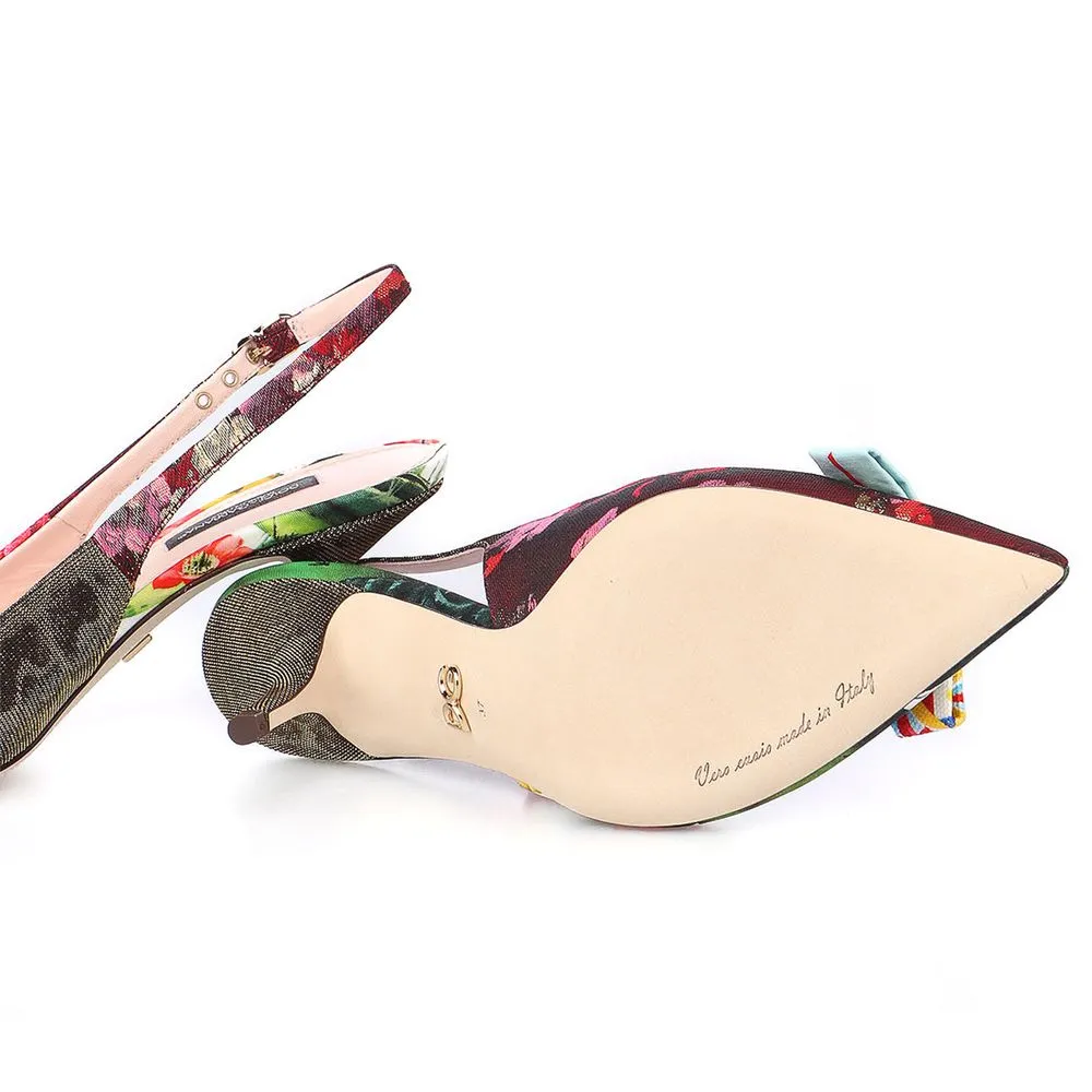 Dolce & Gabbana Multicolor Polyester Sandal sold by Siebentaschen product image thumbnail 4