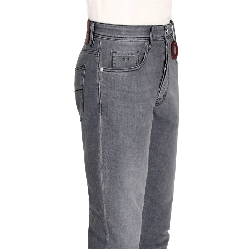 Tramarossa Gray Cotton Men Jeans sold by Siebentaschen product image thumbnail 3