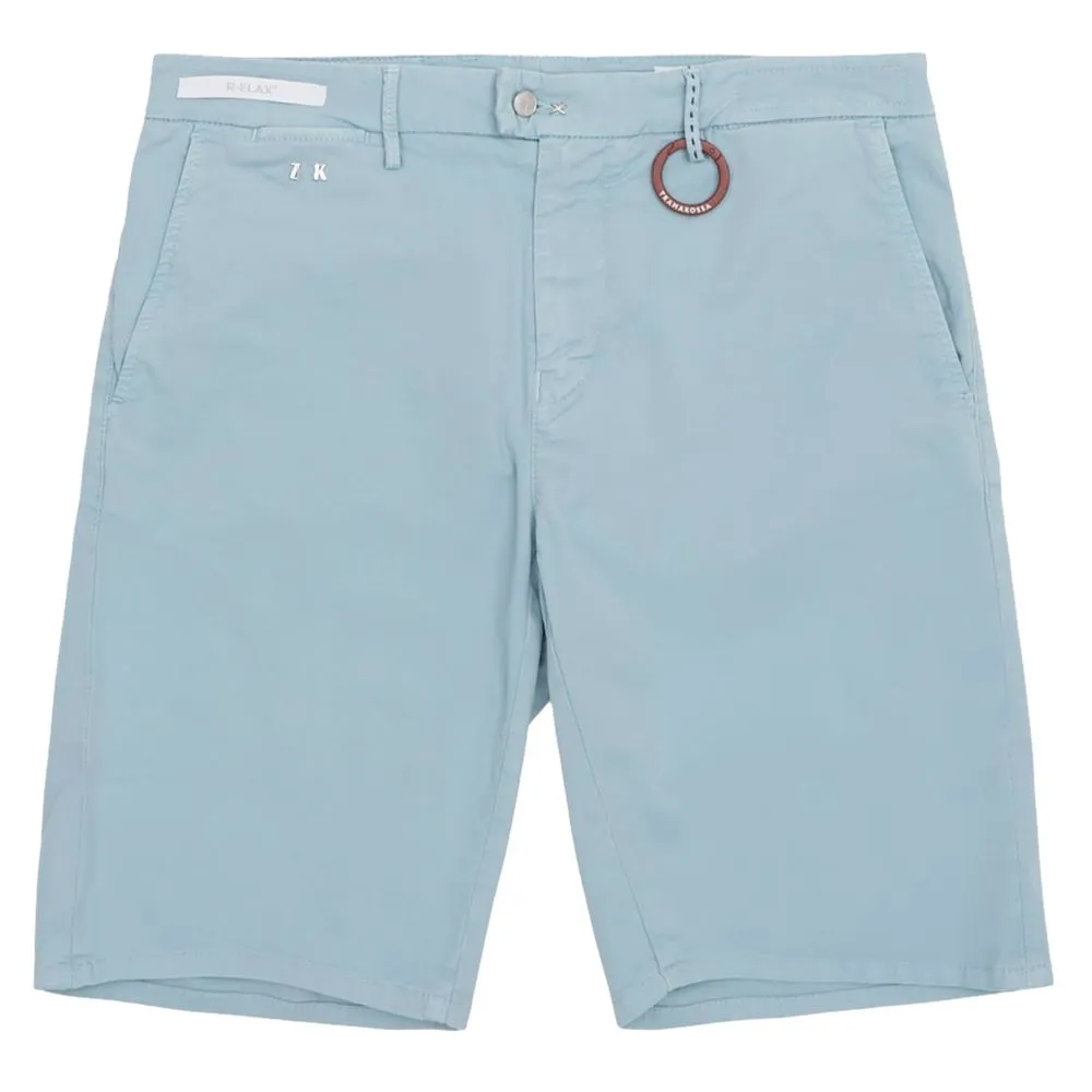 Tramarossa Light Blue Linen Men Short sold by Siebentaschen