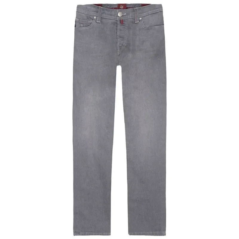 Tramarossa Gray Cotton Men Jeans sold by Siebentaschen