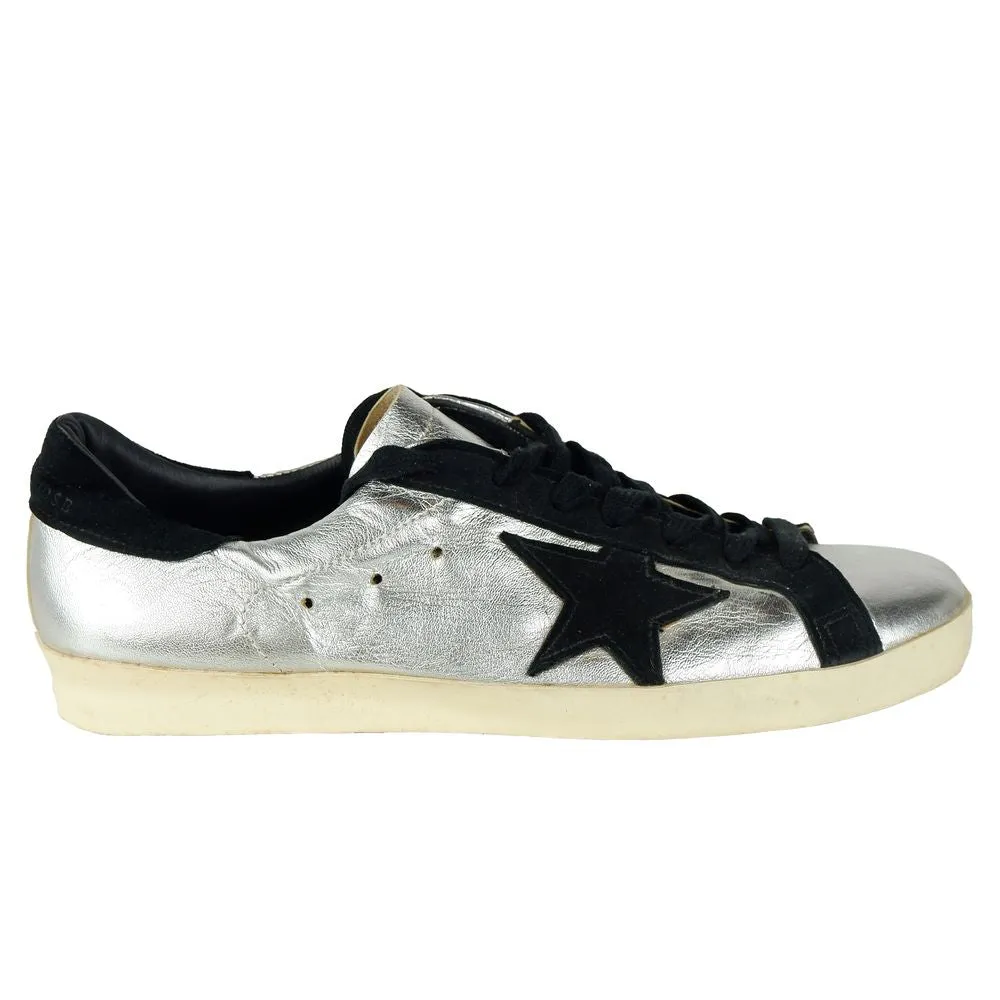 Golden Goose Gray Calfskin Sneaker sold by Siebentaschen