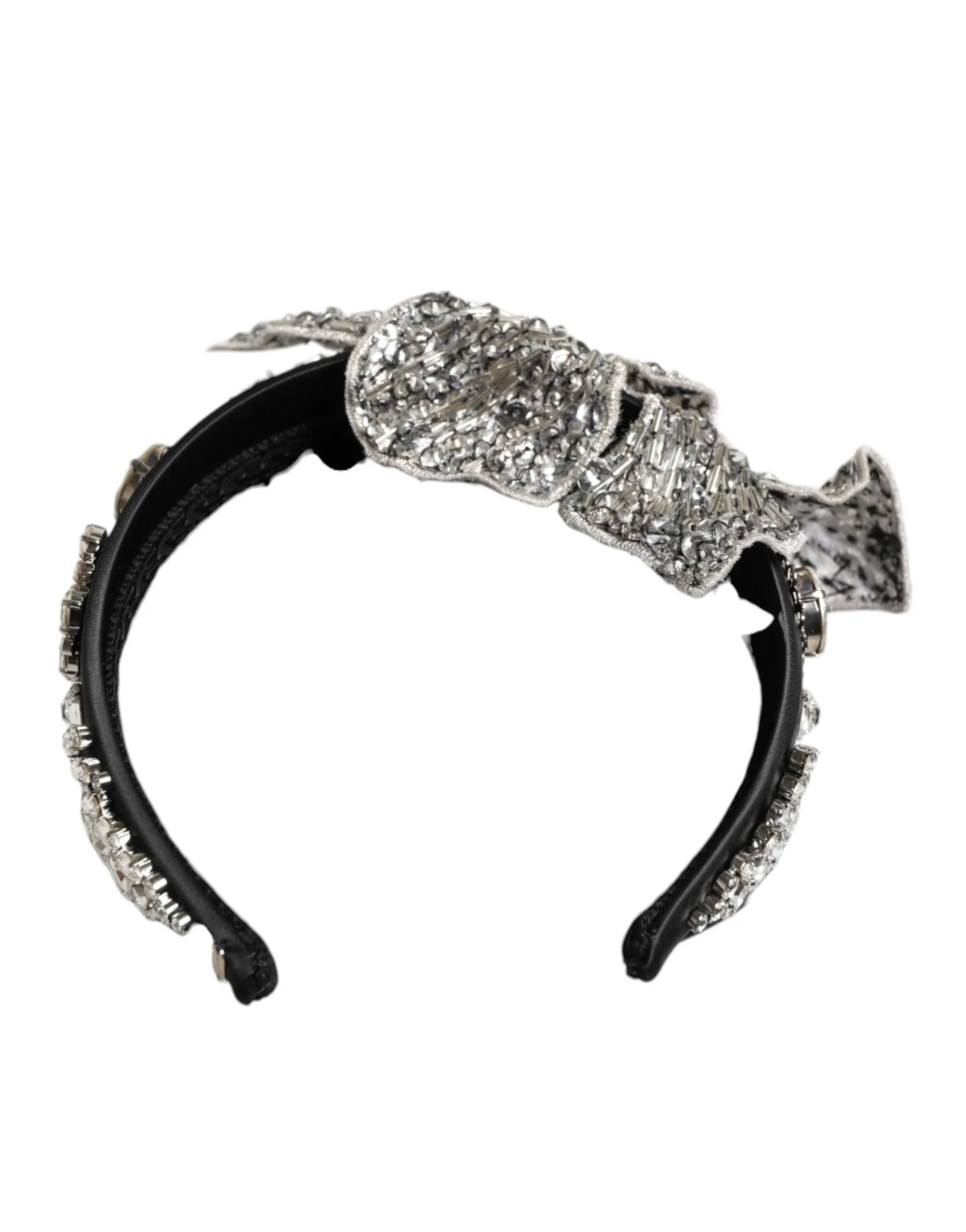Dolce & Gabbana Black Hair Flower Crystal LIMONI Women Headband Diadem sold by Siebentaschen product image thumbnail 4