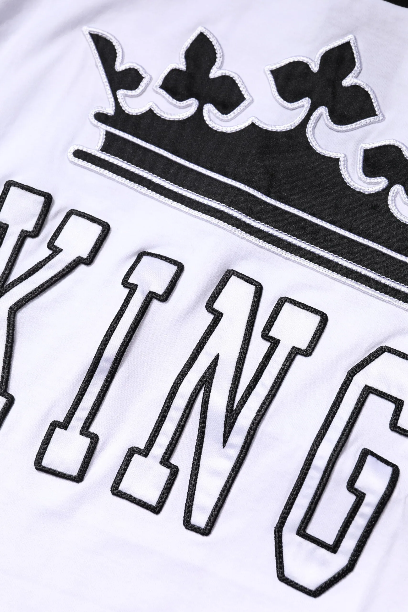 Dolce & Gabbana White Cotton Crown King Embroidery T-shirt sold by Siebentaschen product image thumbnail 5